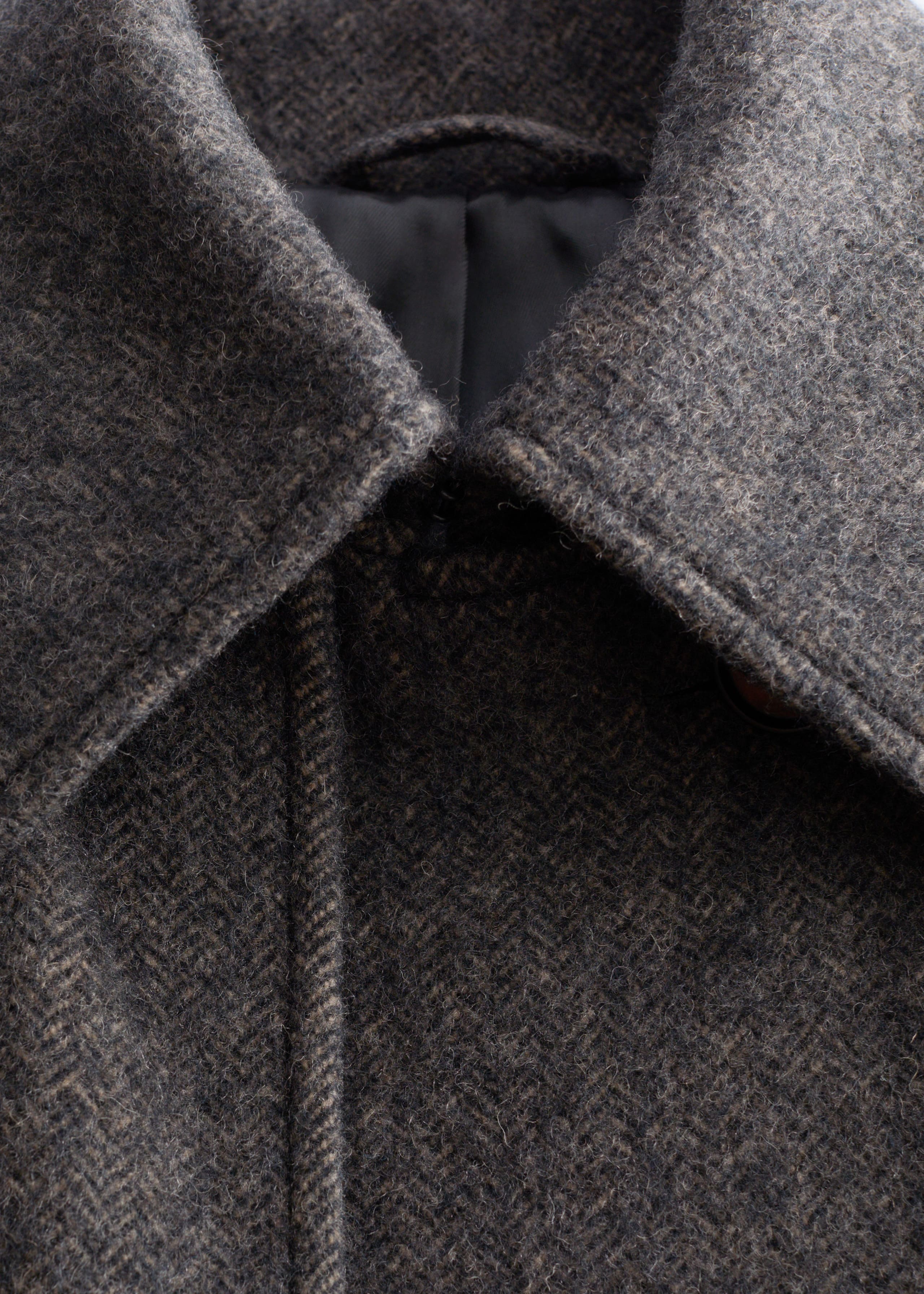 Image of Wool-Blend Trench Coat