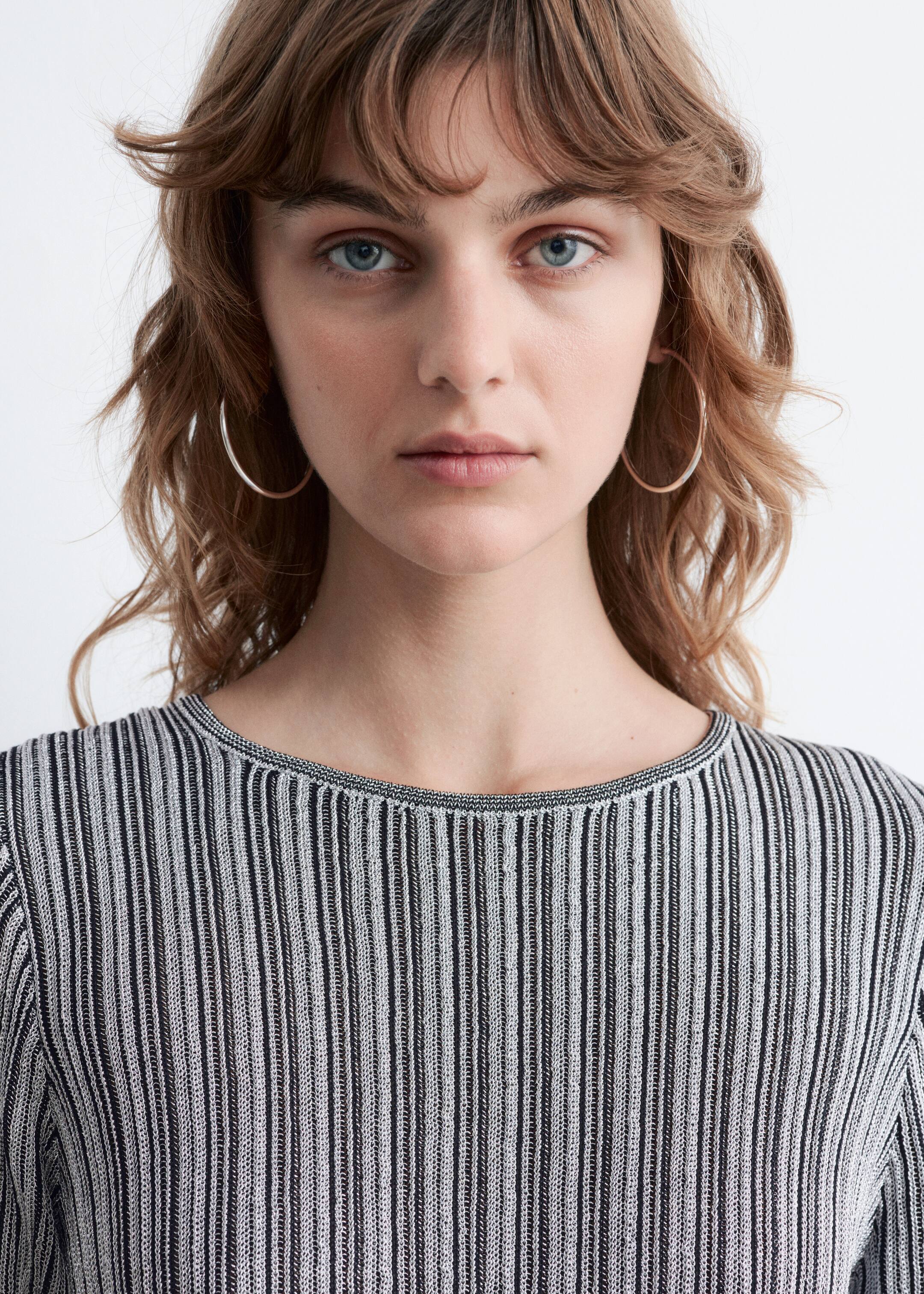 Visualizza immagine più grande: Mini abito a coste con maniche lunghe - Argento - DONNA | H&M IT 4