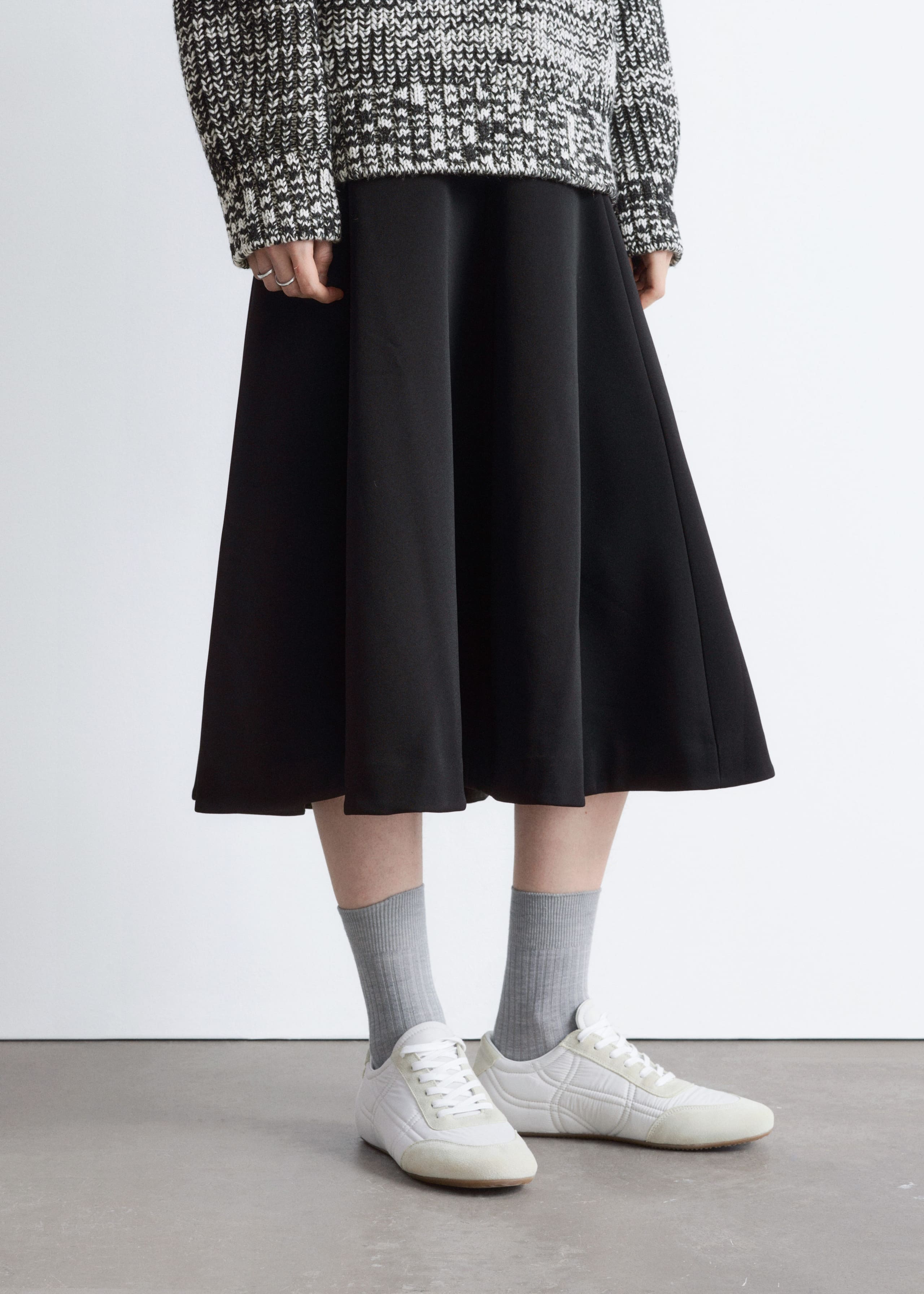 Image of Voluminous Midi Skirt