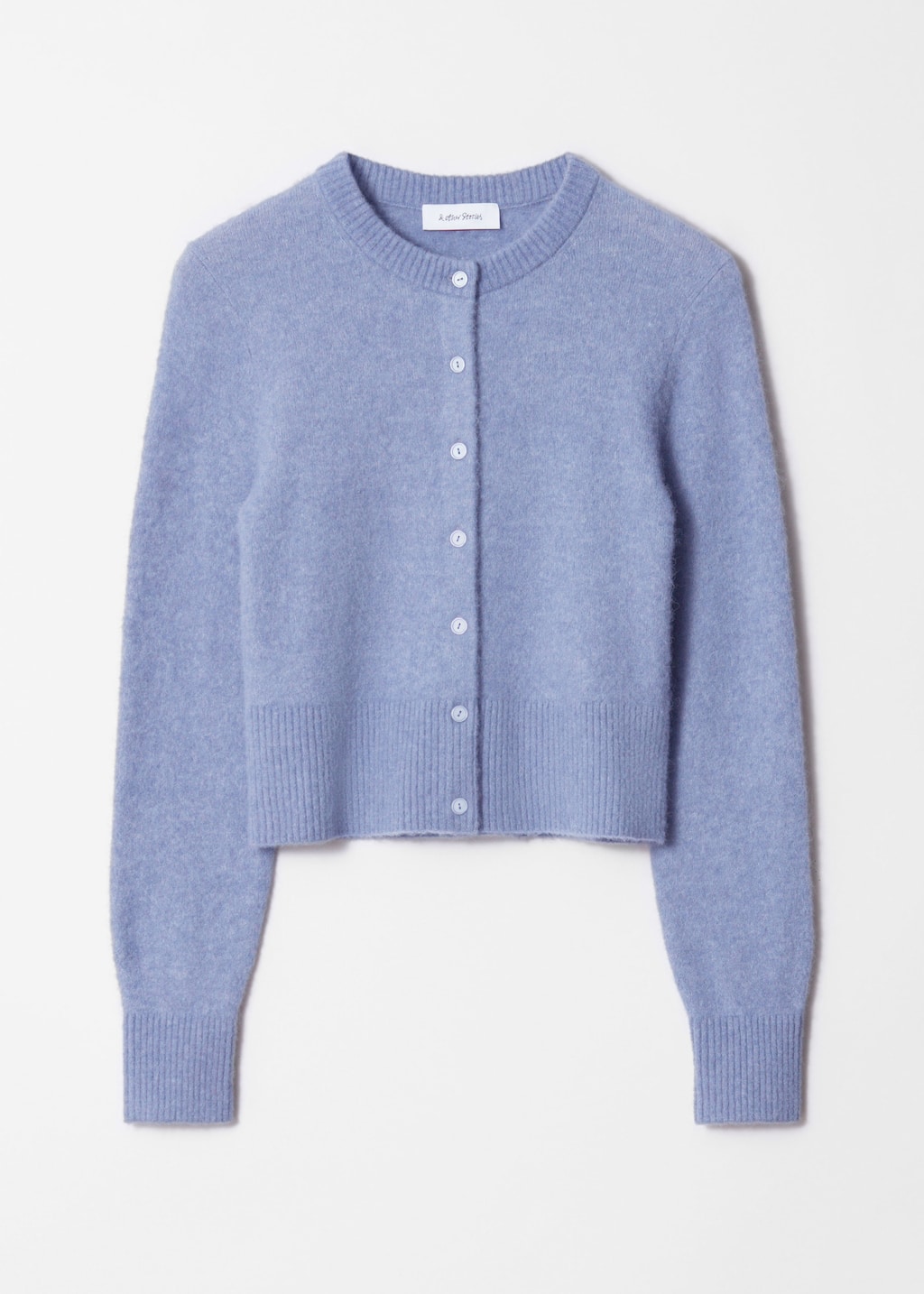 Image of Alpaca-Blend Knit Cardigan