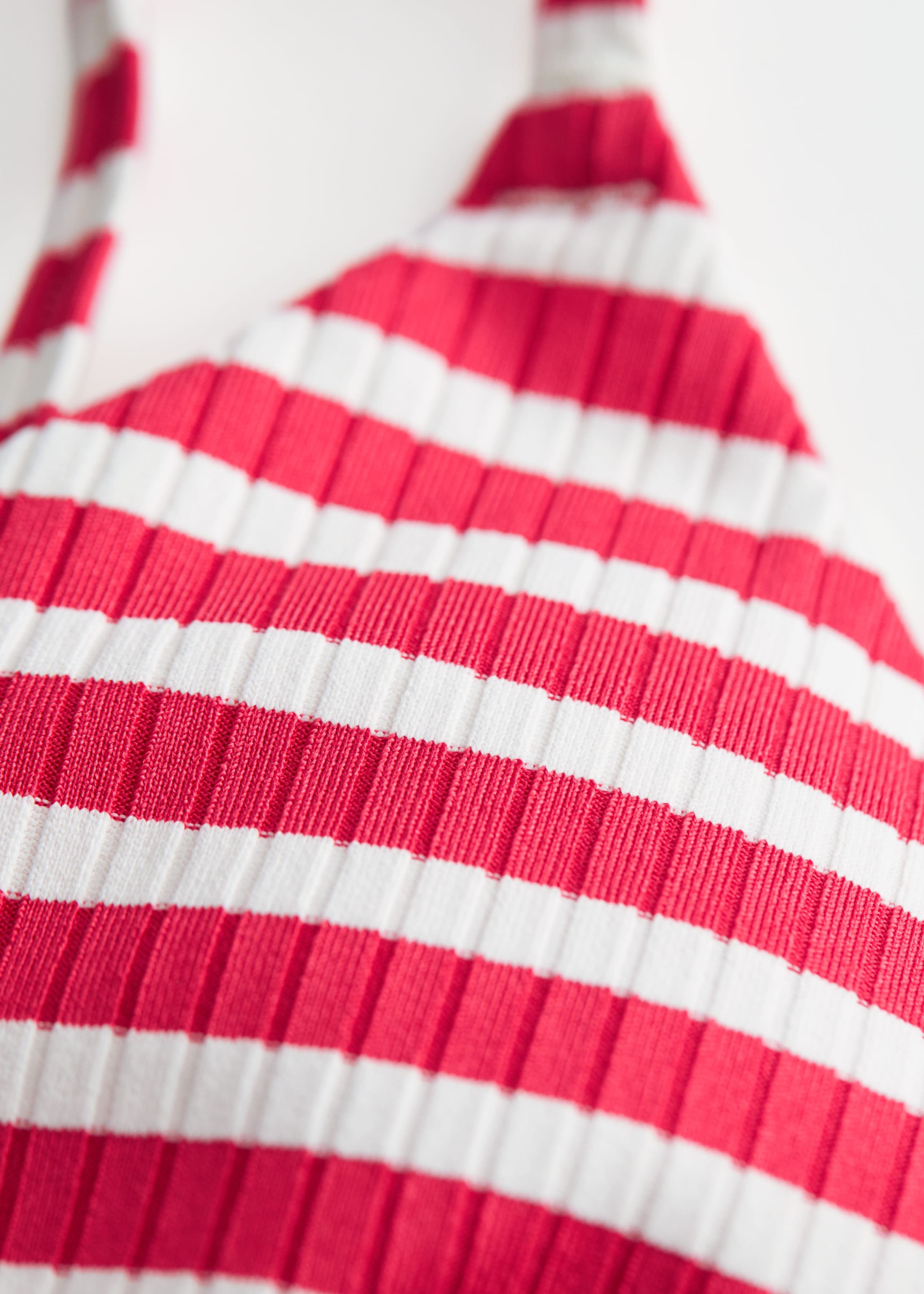 Ribbed Bow Bikini Top - {{variantName}} - Descriptive Detail