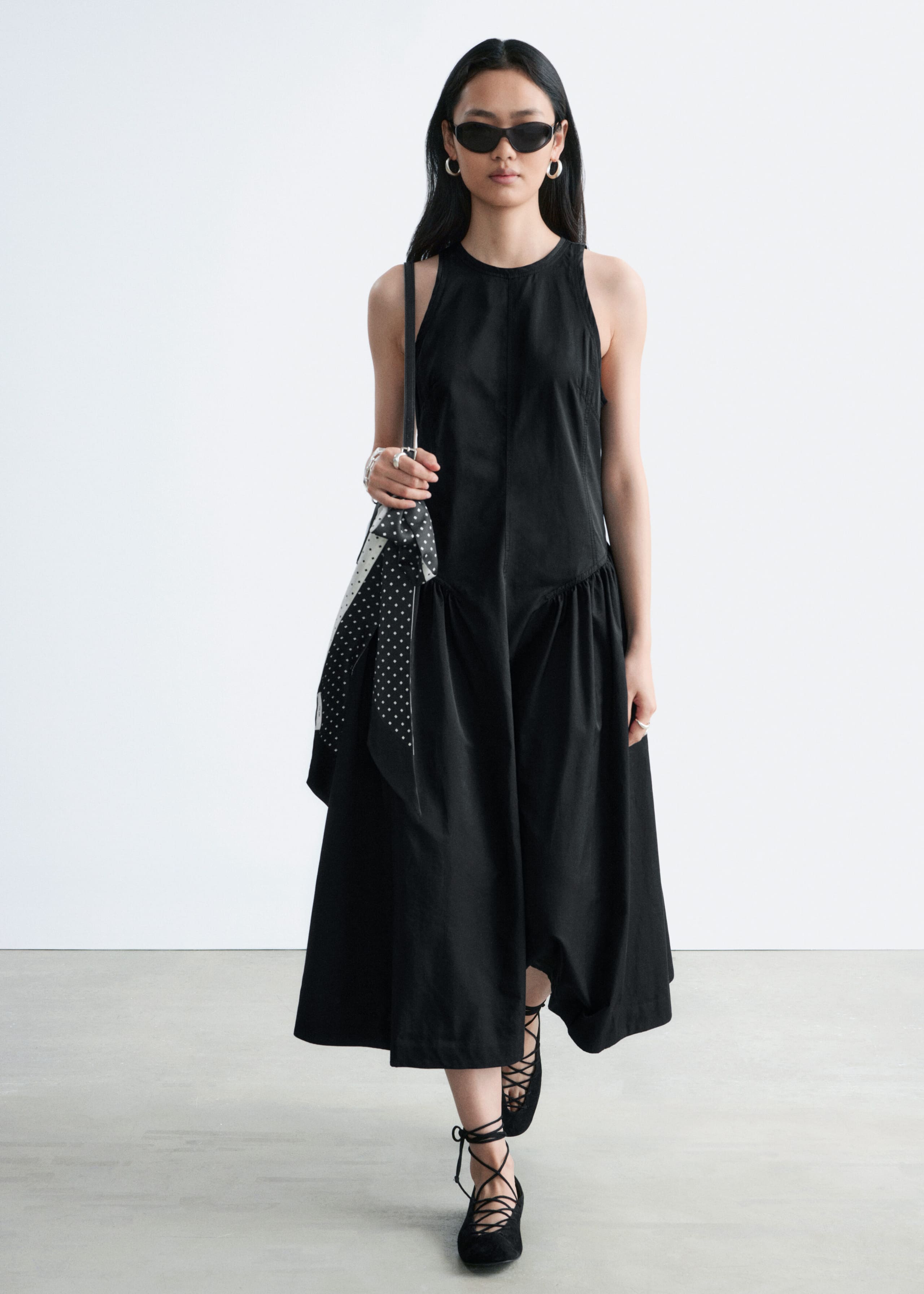 Image of Flared Midi Dress