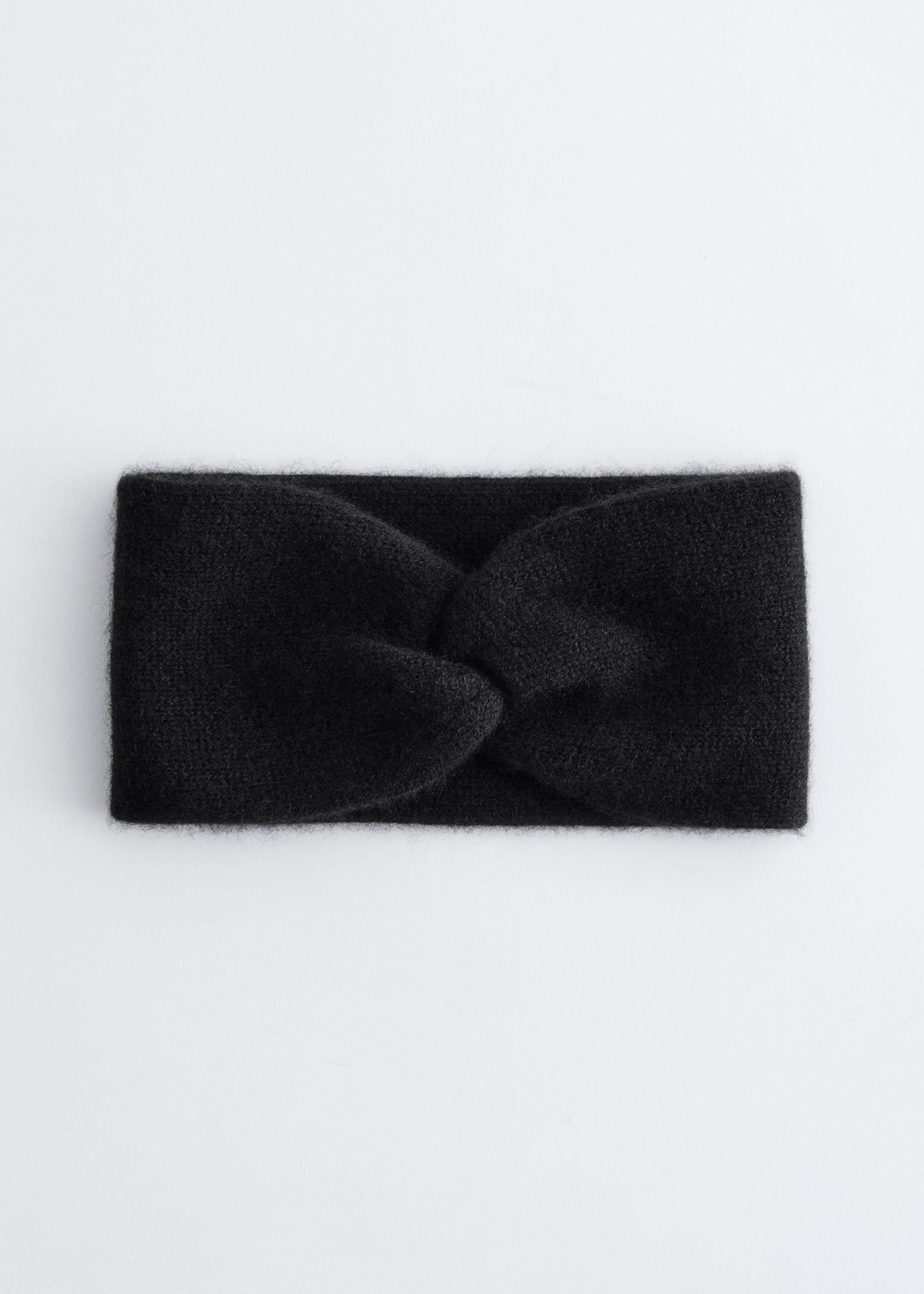 Agrandir l'image: Bandeau torsadé devant en cachemire - Noir - FEMME | H&M CH 2