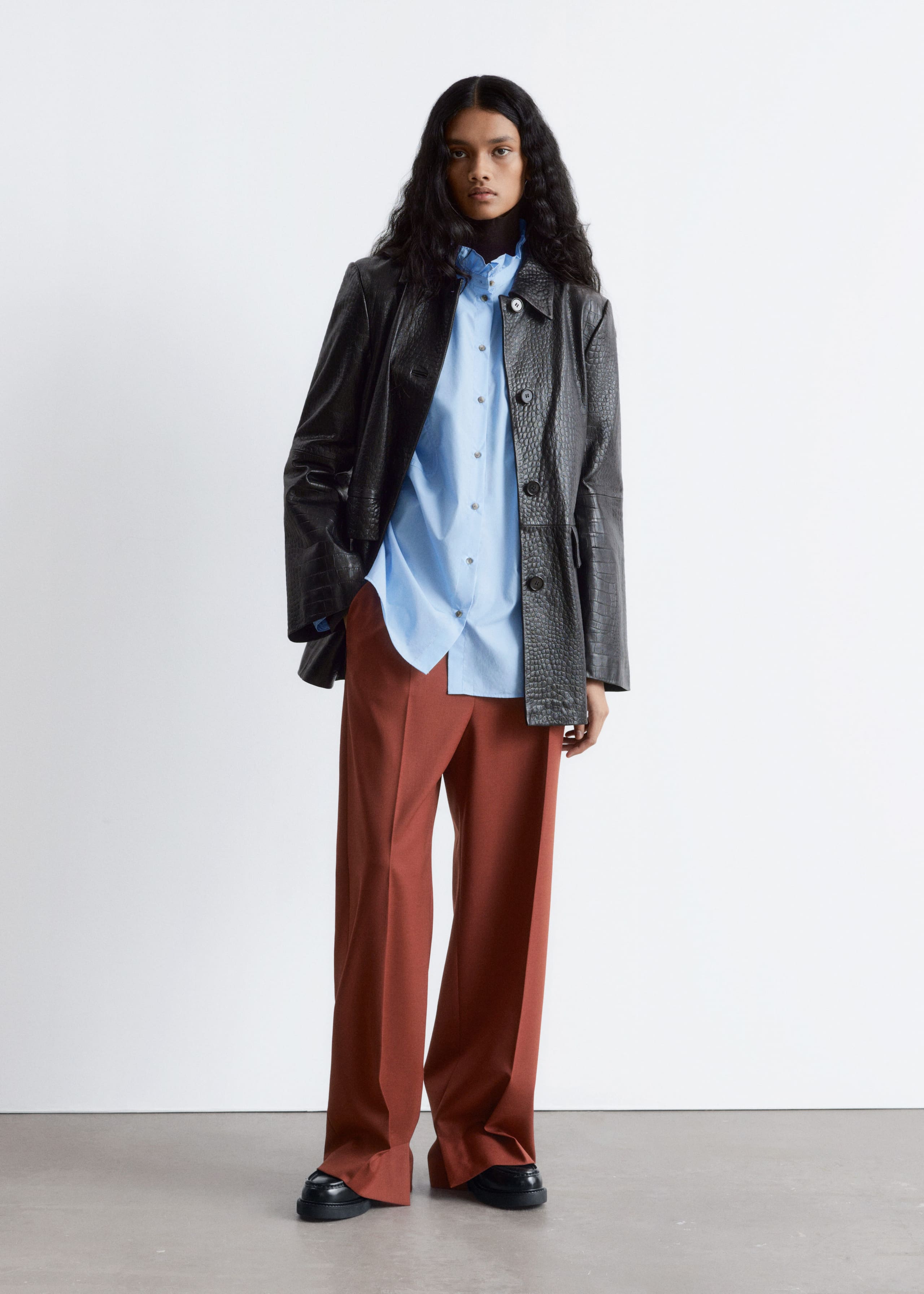 Image of Wool Press-Crease Trousers