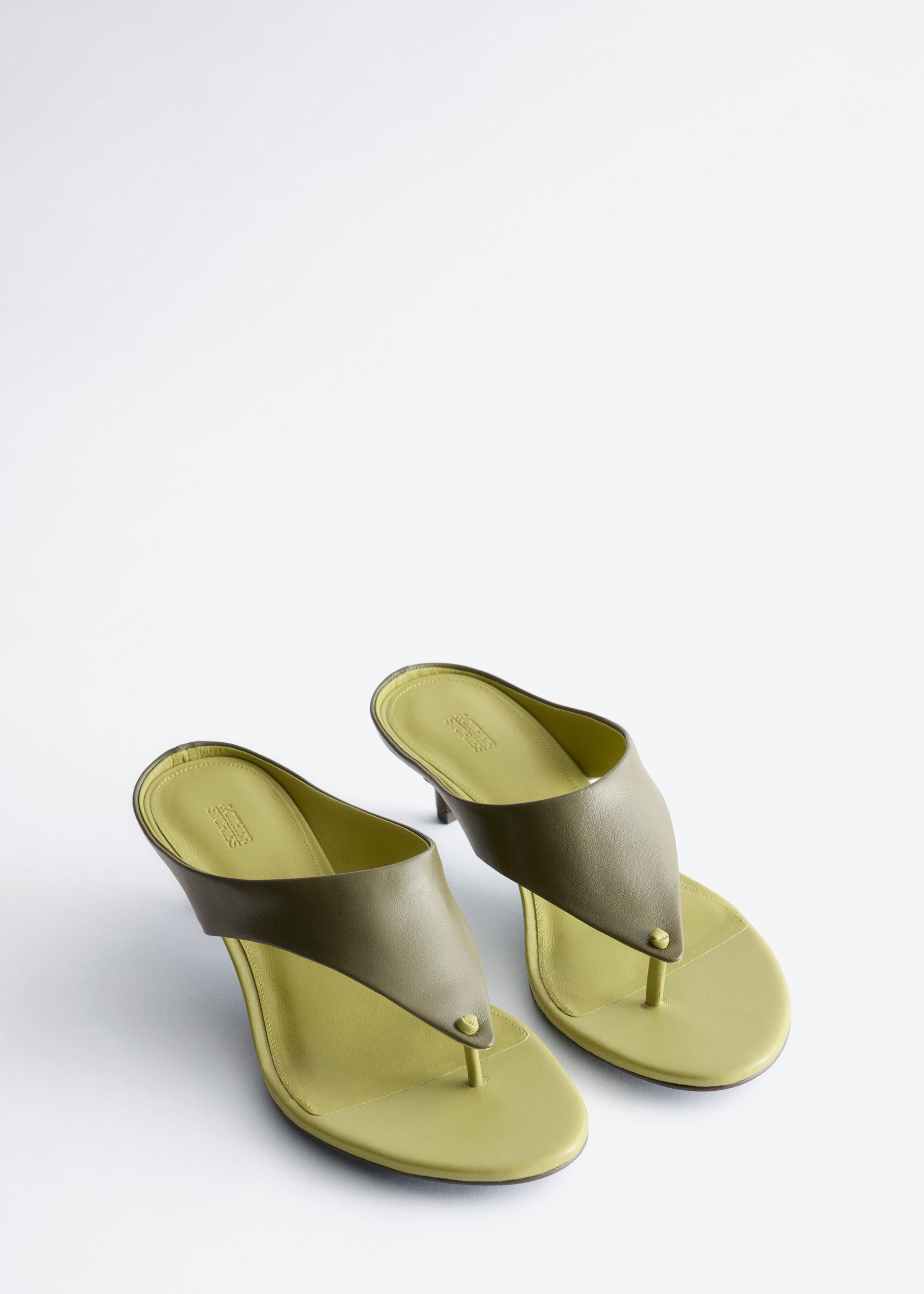 Image of Leather Kitten Heels