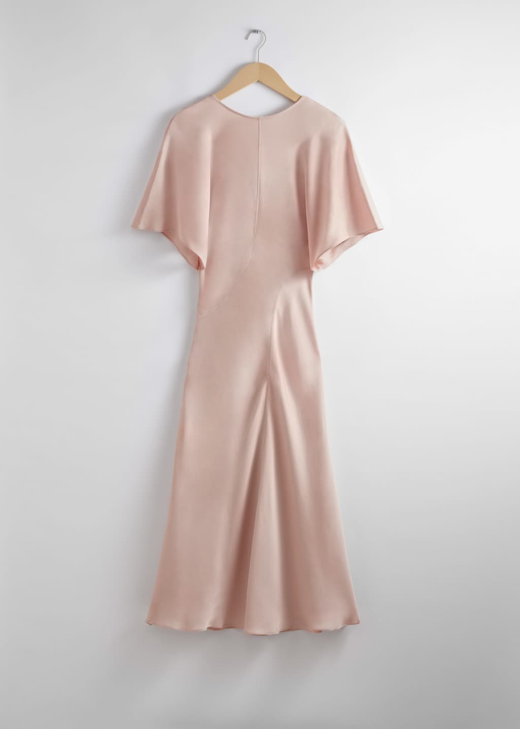 Satin Midi Dress - Pink - Still Life