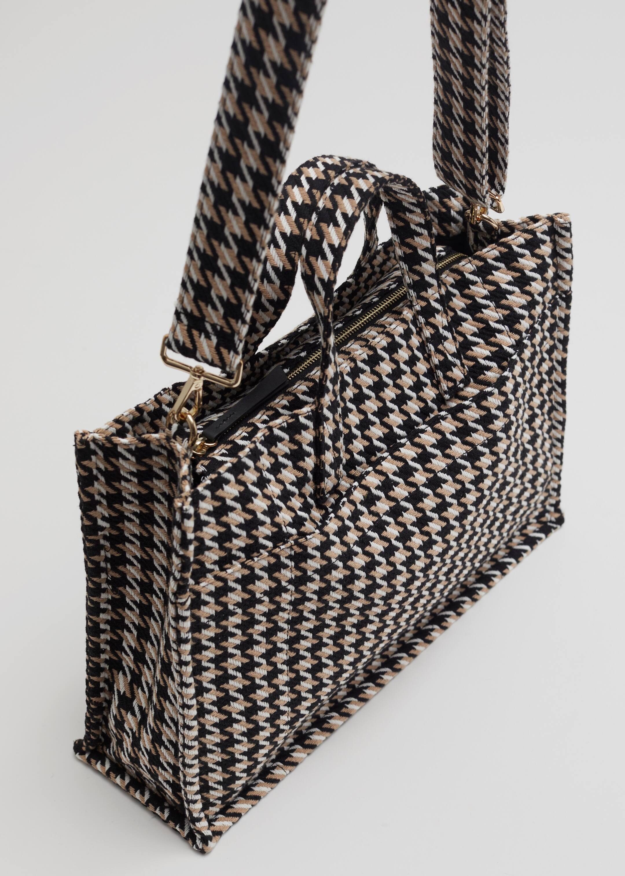 View larger image: Canvas Tote Bag - Black/Beige - Ladies | H&M GB 4