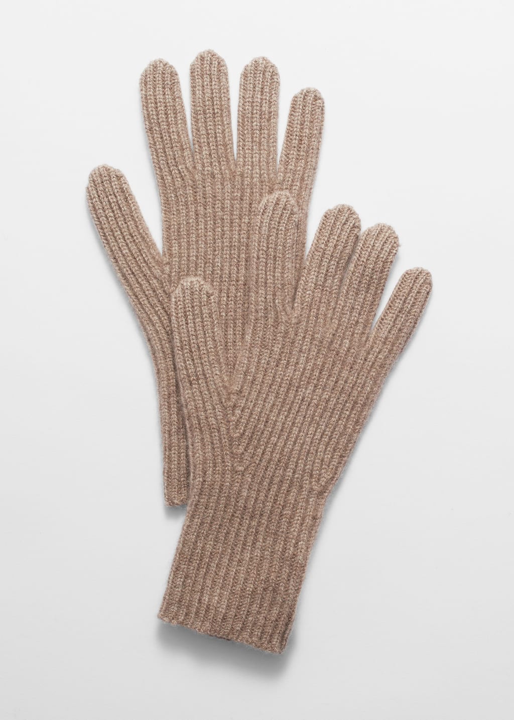 Image of Gants en cachemire côtelé