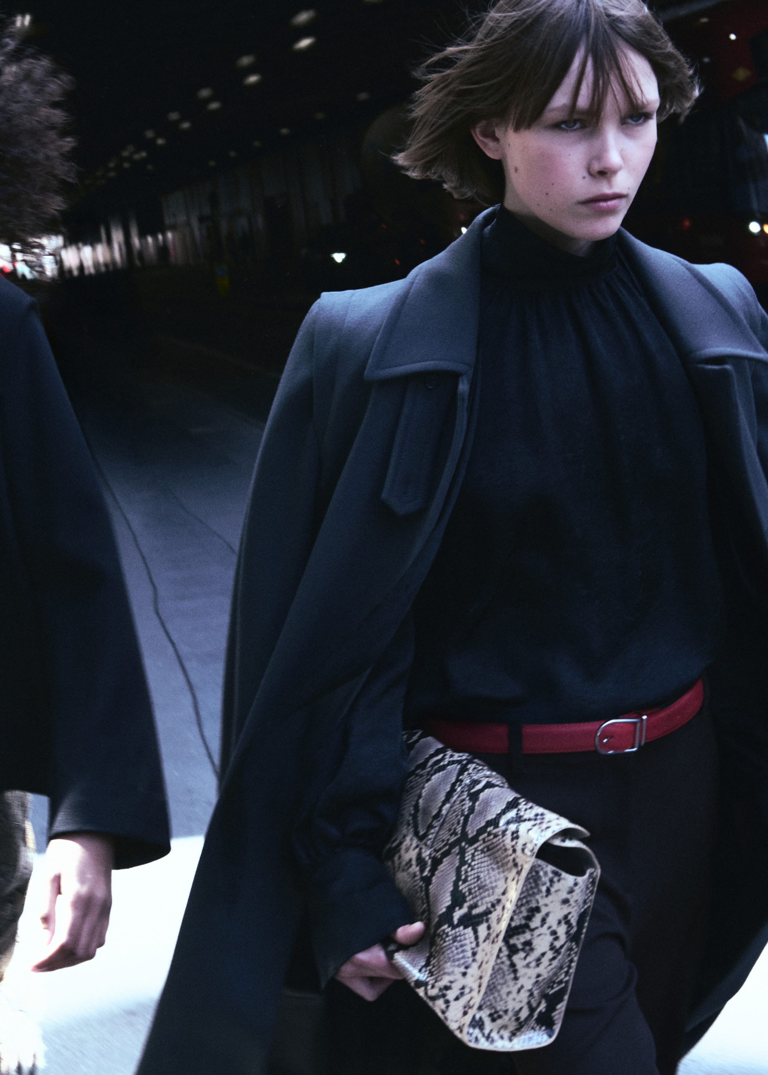Image of Clutch aus weichem Leder