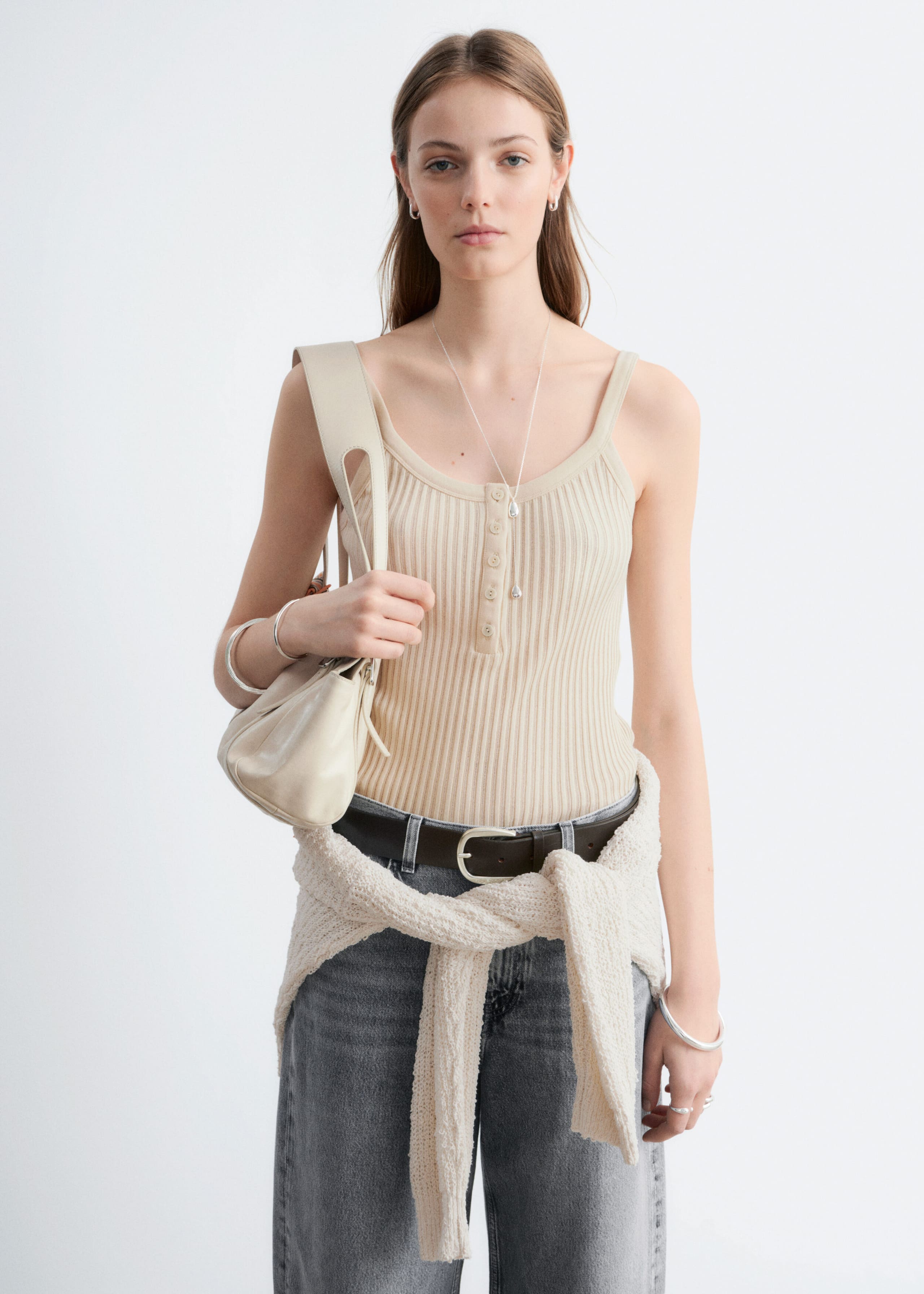 Image of Scalloped Tank Top