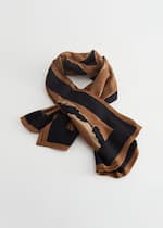 Brown patterned