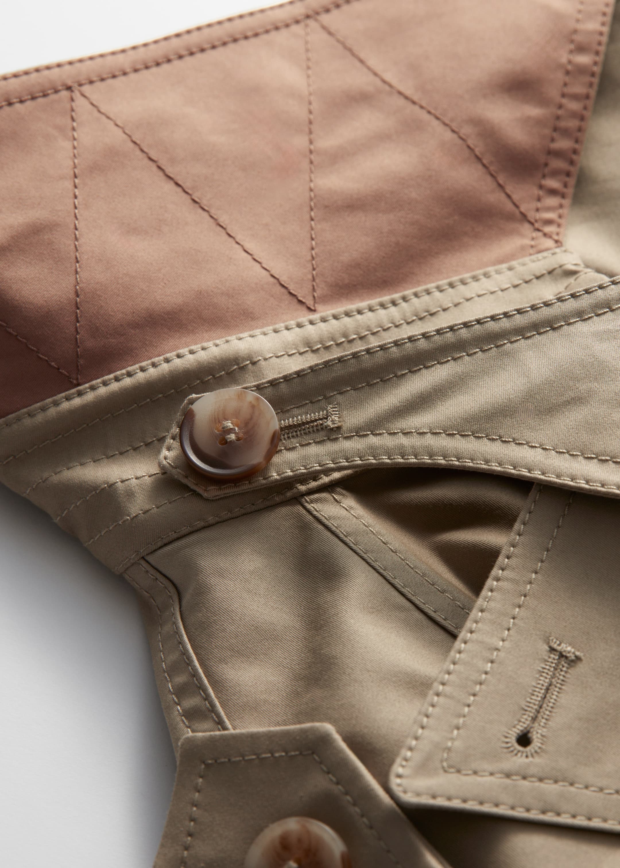 View larger image: Belted Maxi Trenchcoat - Beige - Ladies | H&M GB 5