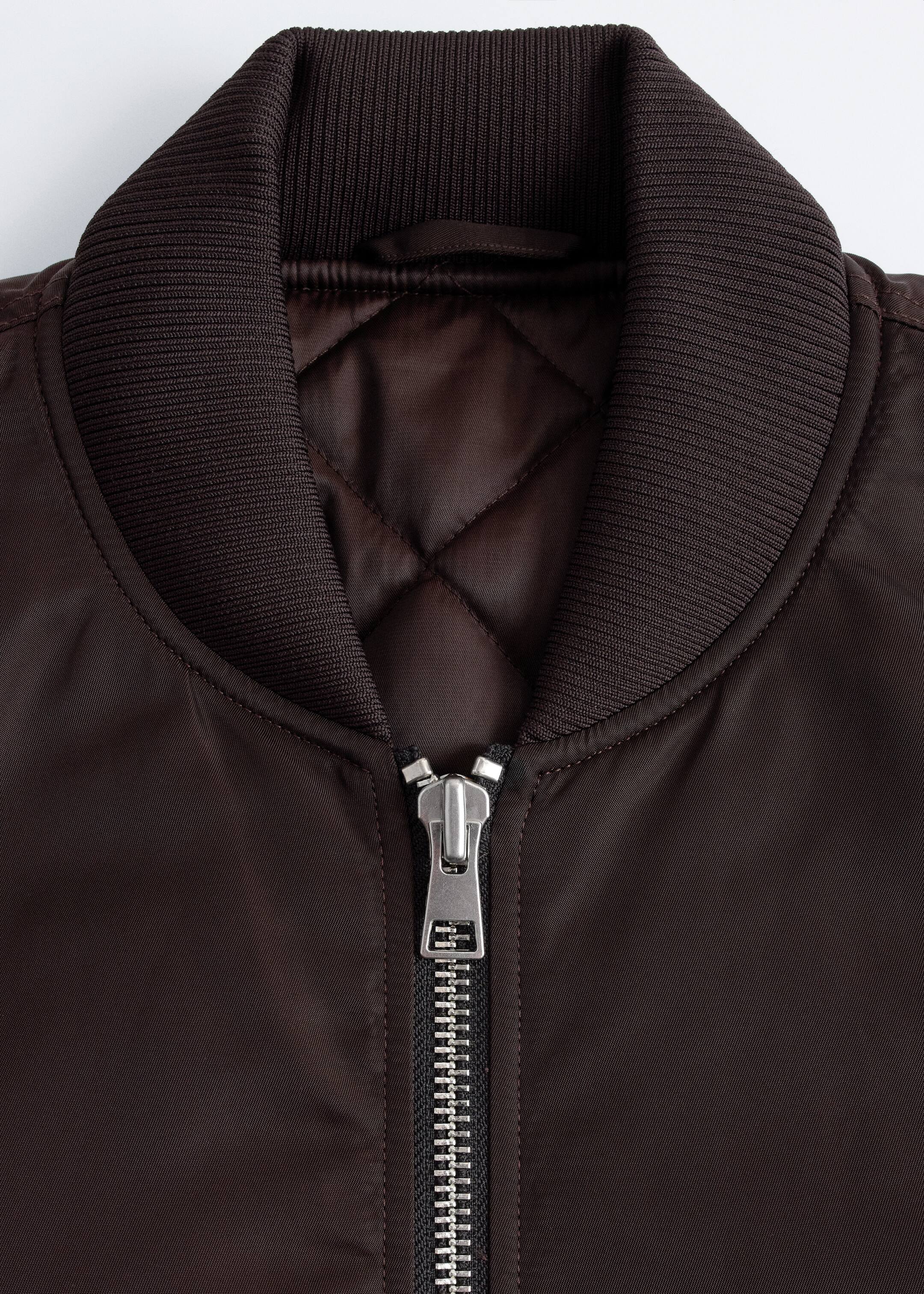 Nagyobb kép megtekintése: Hosszú bomberdzseki - Dark Brown - NŐI | H&M HU 10