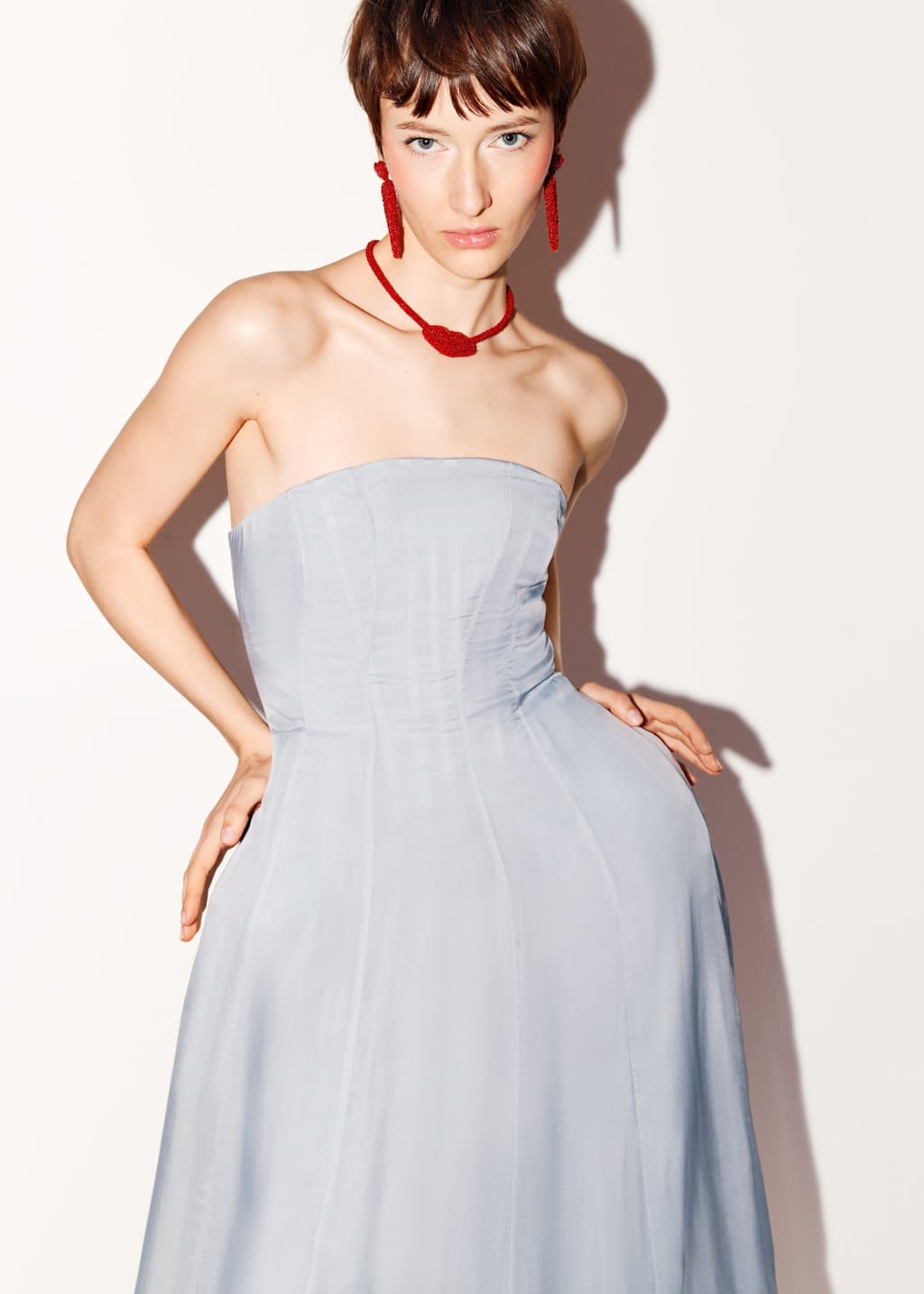 Image of Vestido midi acampanado