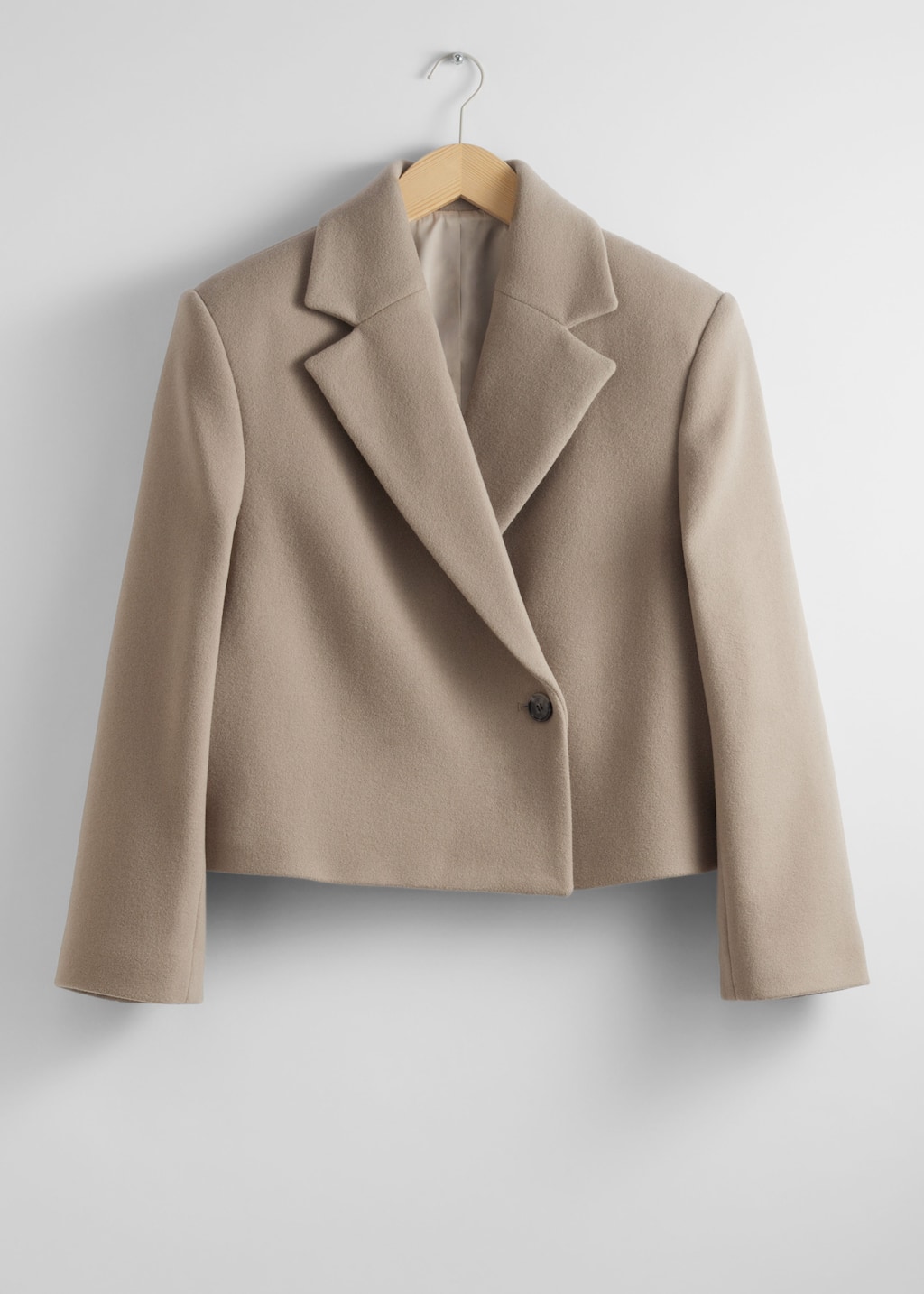 Kurz geschnittener Blazer aus Wolle