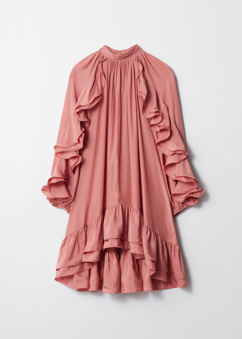 Ruffled Mini Dress - Black - Still Life