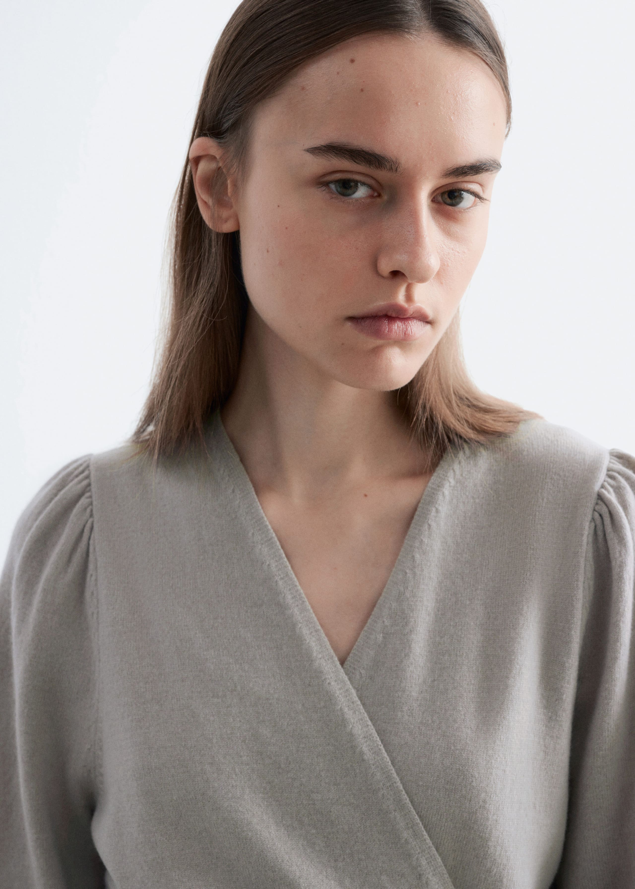 Image of Merino Wool Wrap Cardigan