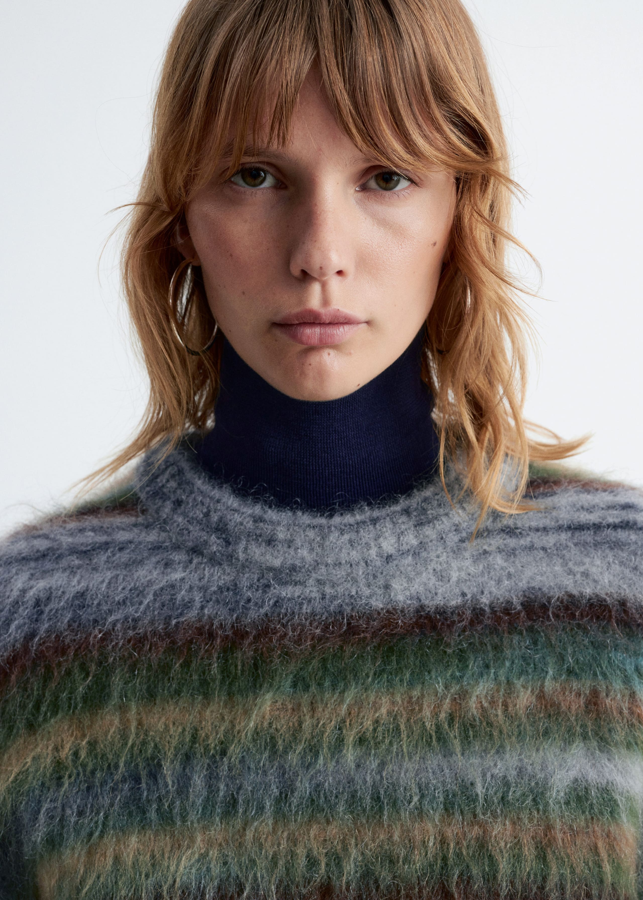 Image of Striped Knit Sweater