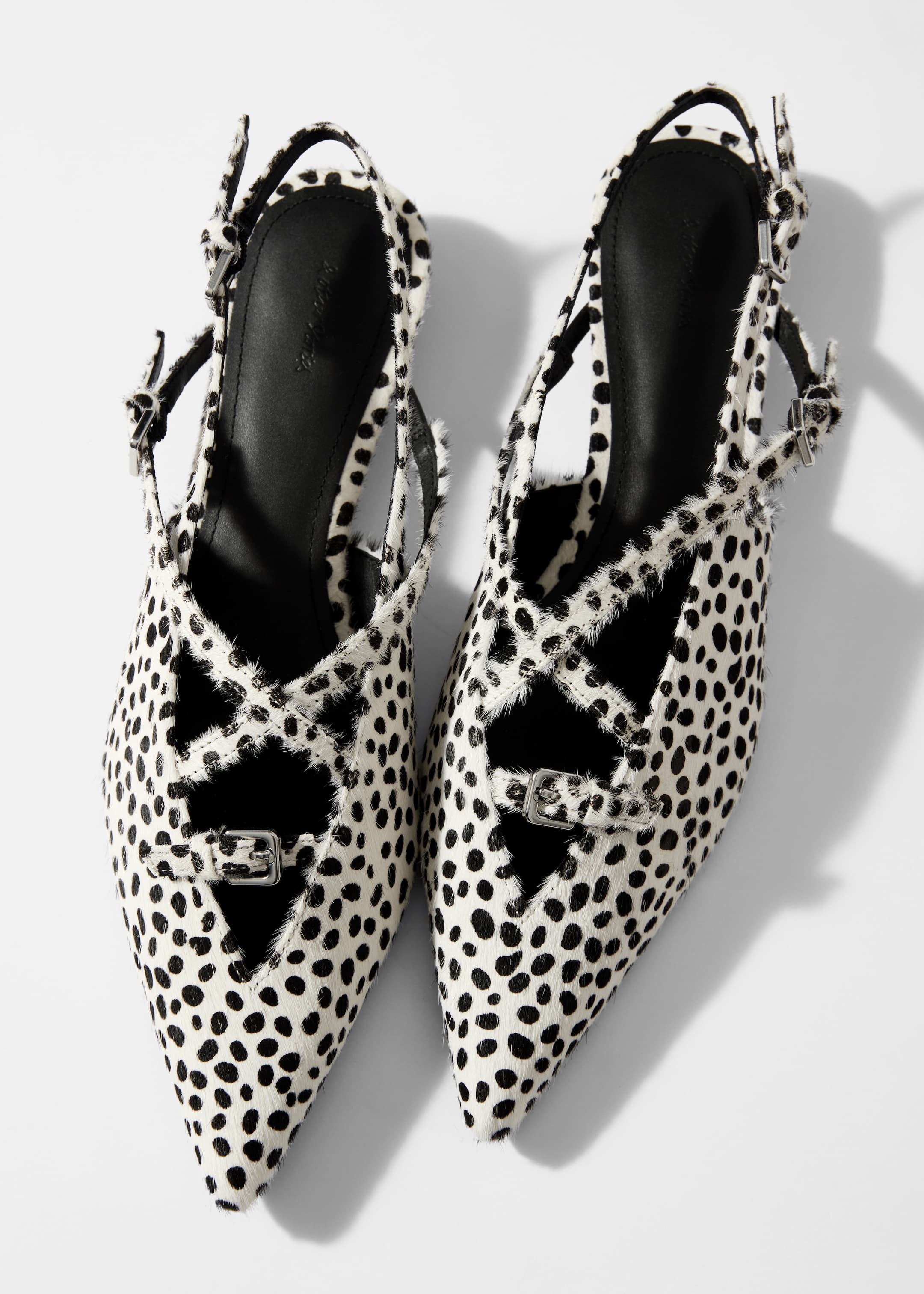 Agrandir l'image: Ballerines à boucles et brides arrière - Imprimé dalmatien - FEMME | H&M FR 3