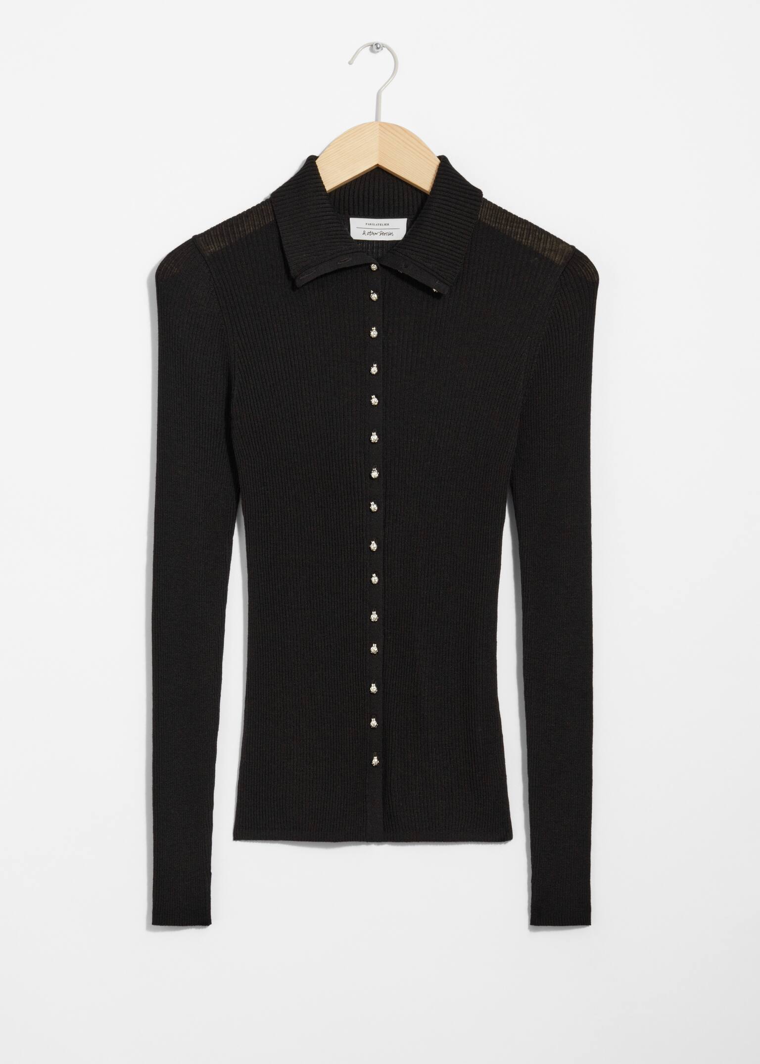 Ladybug Cardigan - שחור - 1