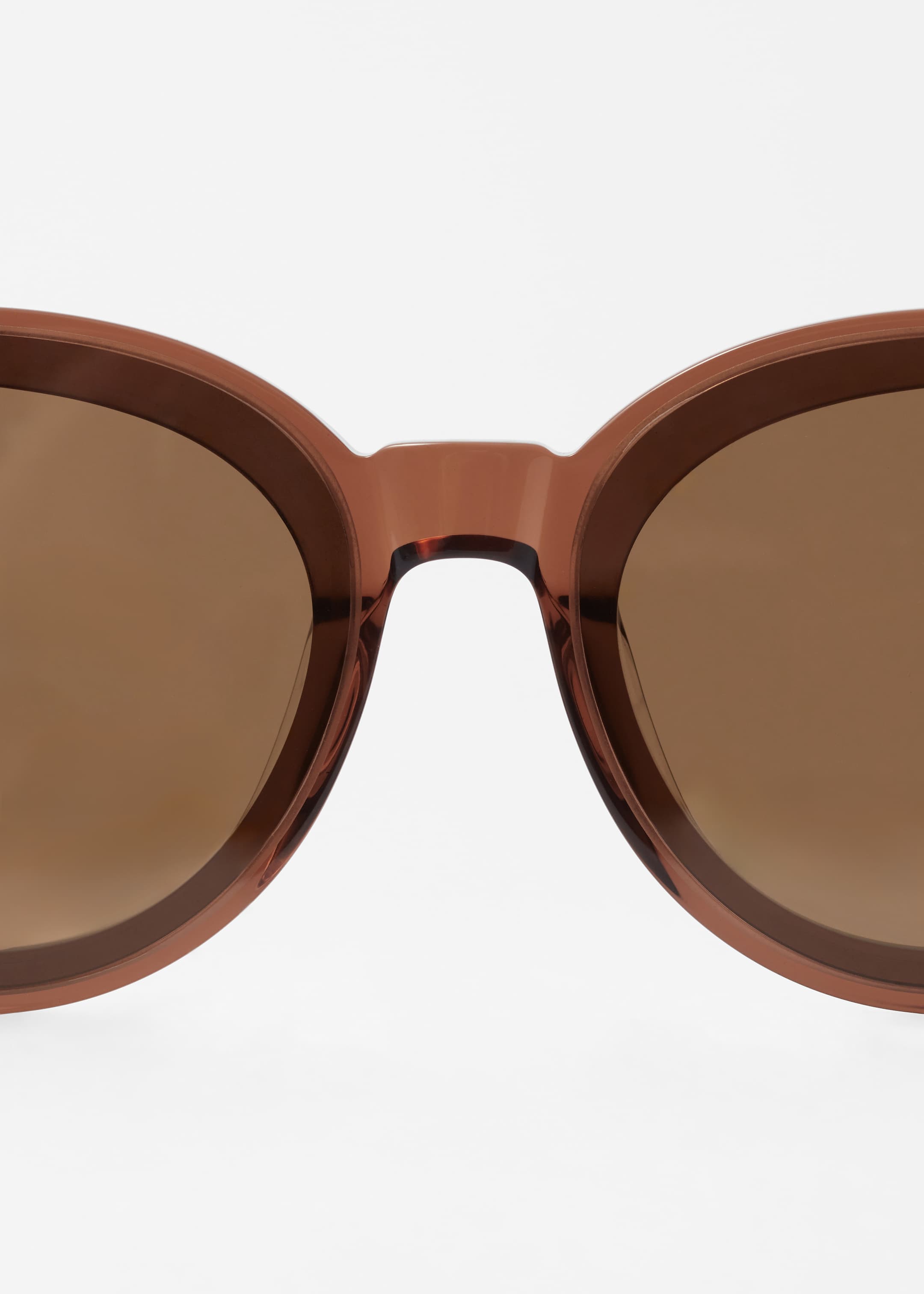 Grotere afbeelding bekijken: Zonnebril van acetaat met rond montuur - Brown - DAMES | H&M BE 3