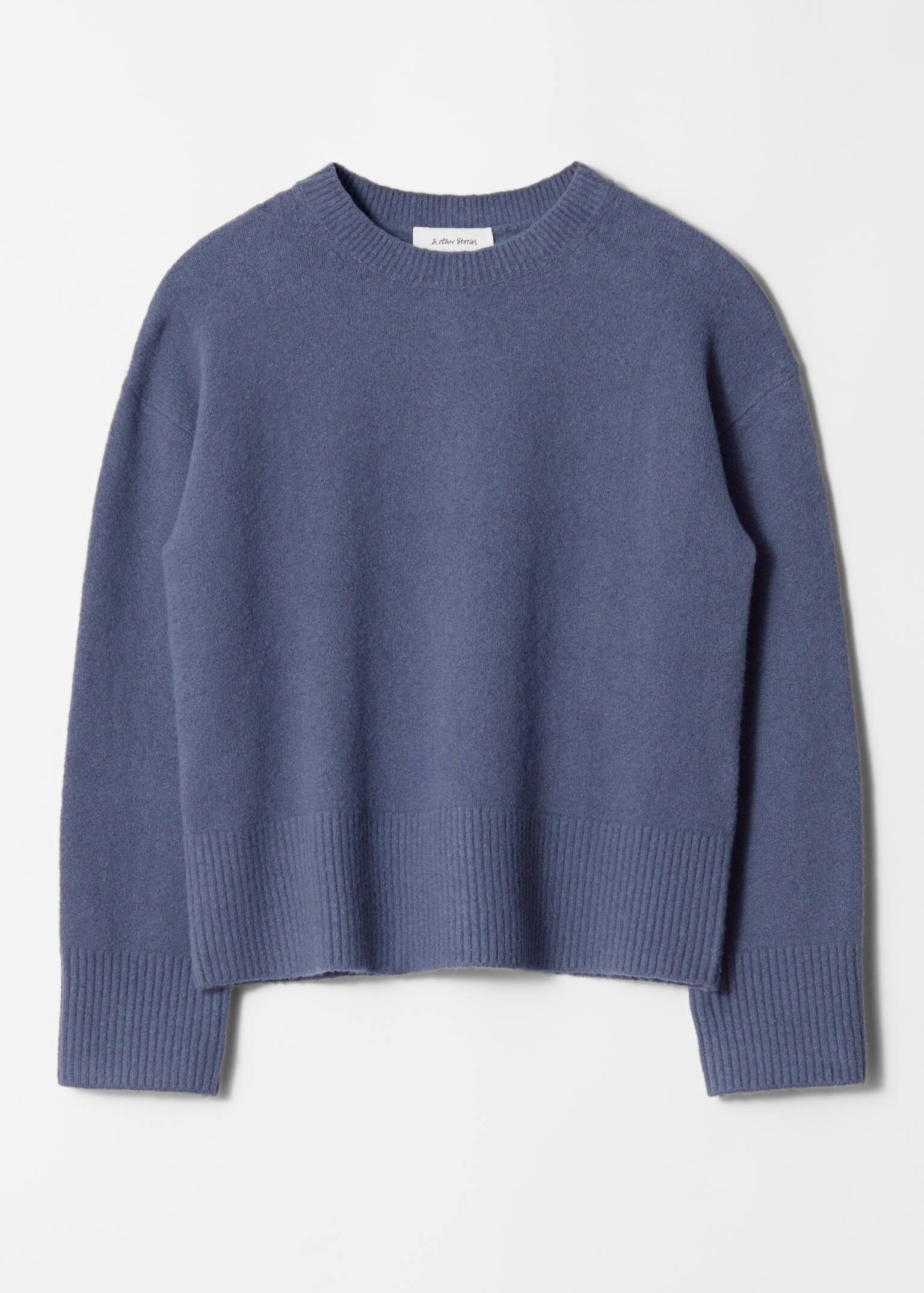 Kötött pulóver - Fakókék/Fehér/Fekete/Orgonalila/Sötétvörös/Szürke melange/Púder rózsaszín/Sötétkék/Sötétbarna/Mole Beige/Vakond/Red/Navy/Cseresznyepiros