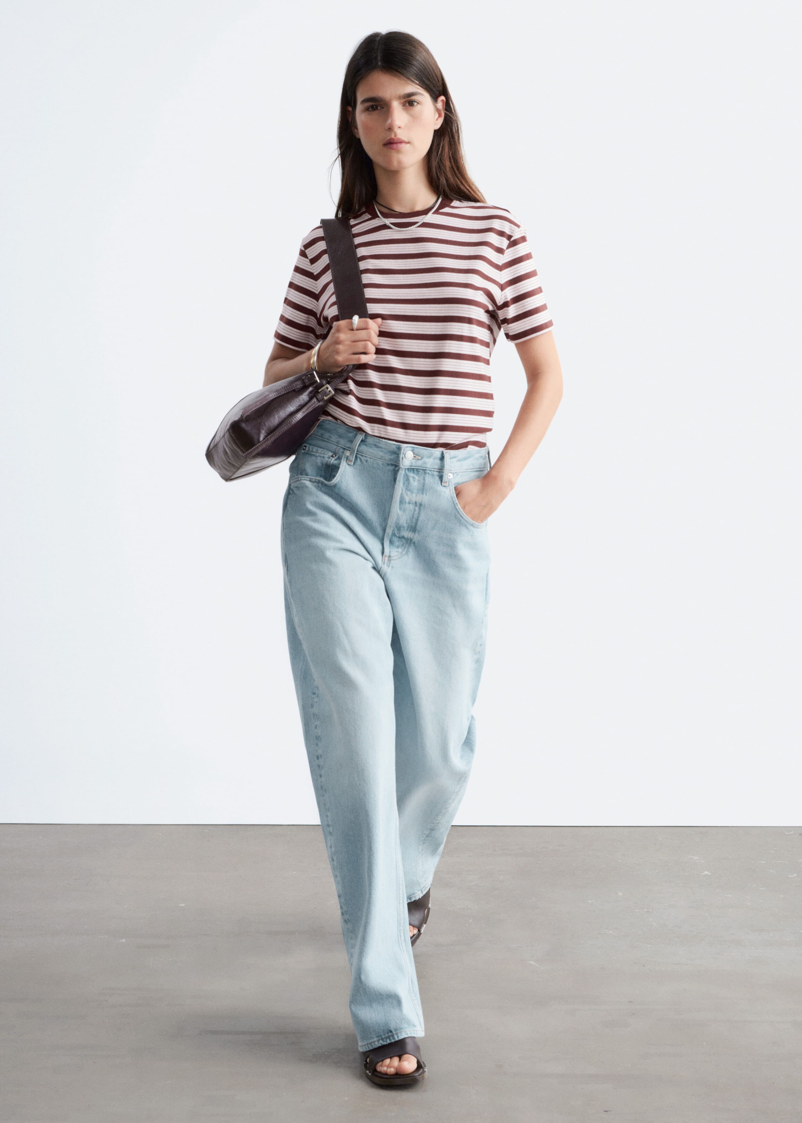 Image of Cotton Crew-Neck T-Shirt