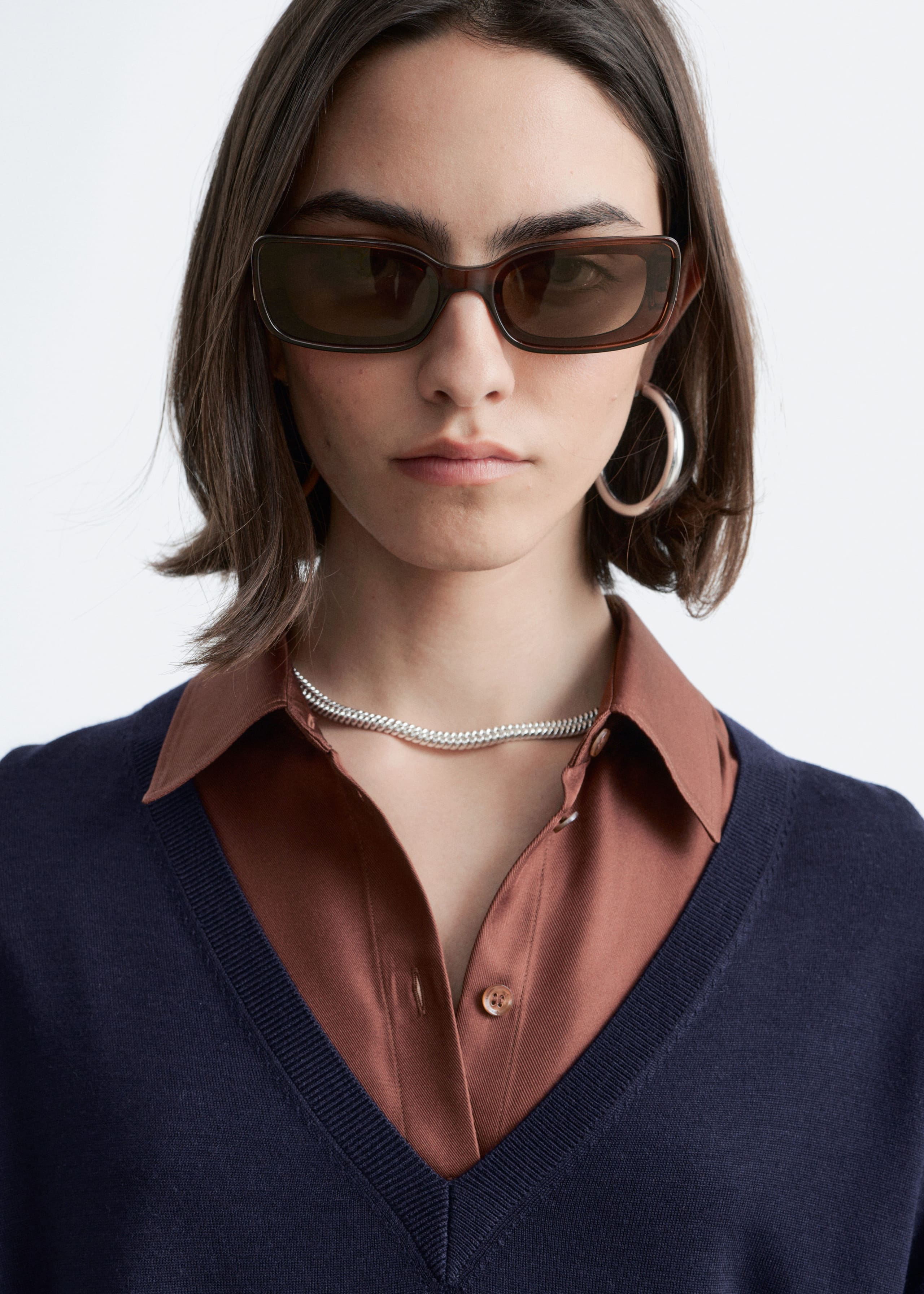 Image of V-Neck Wool Jumper