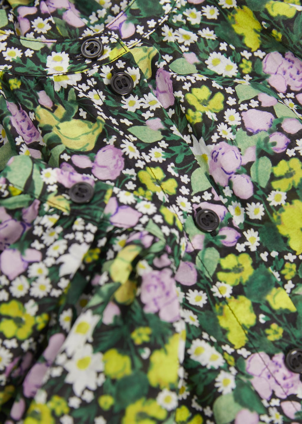 Printed Silk Blend Blouse - {{variantName}} - Descriptive Detail