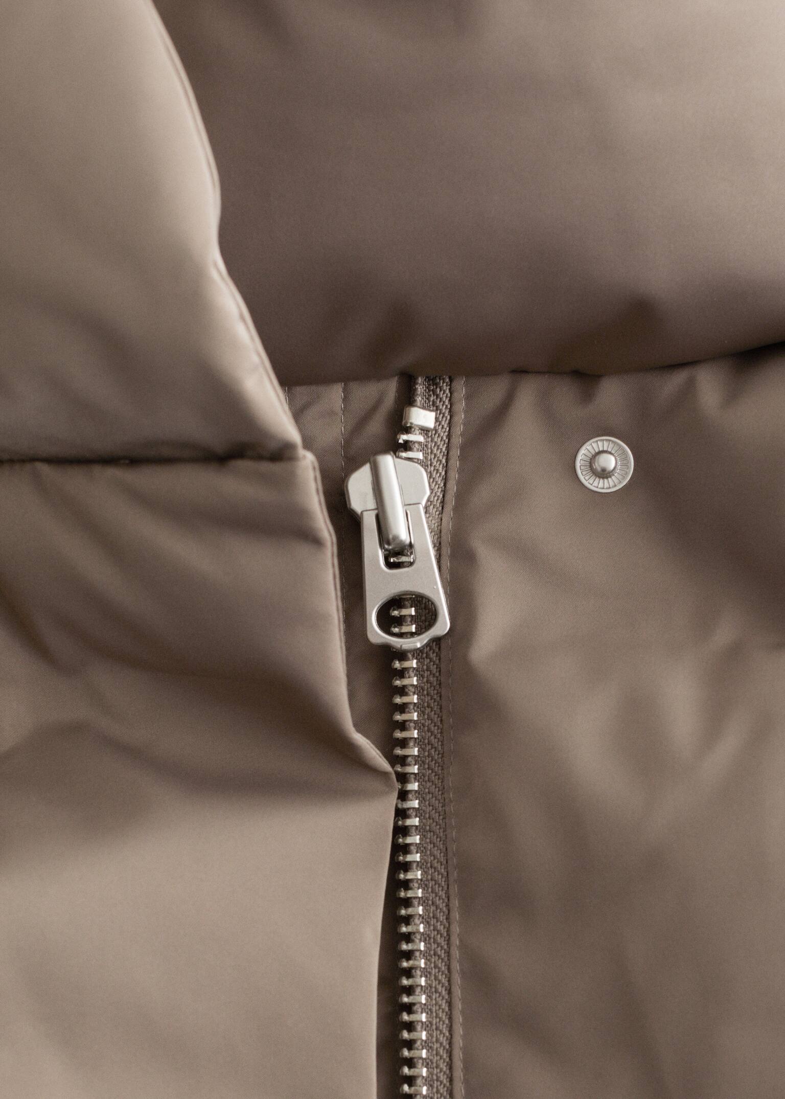 Chaqueta acolchada de plumas - Topo - 8