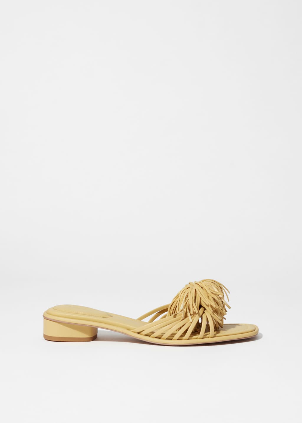 Image of Tasseled Leather Slides