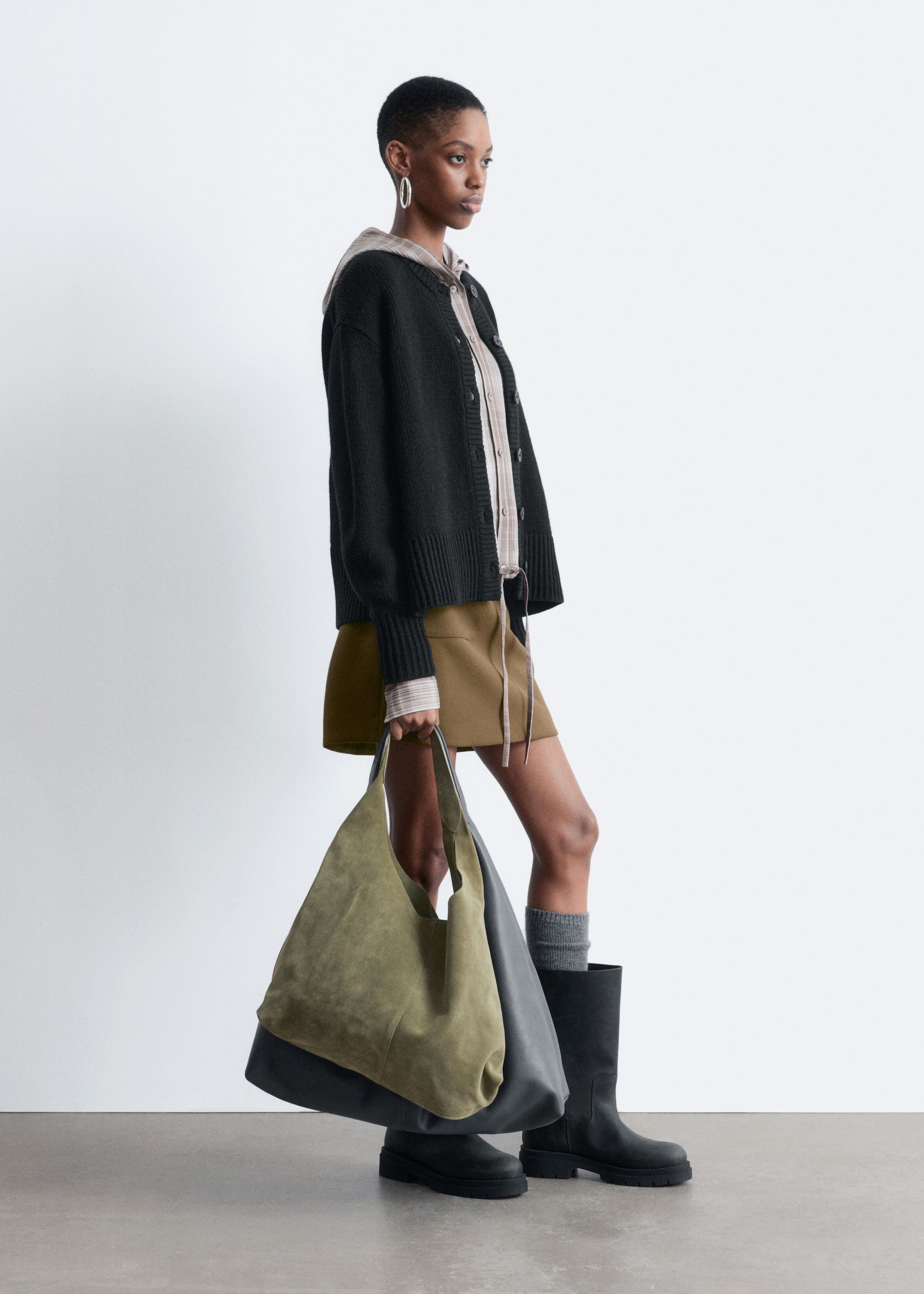 Image of Cashmere-Blend Cardigan