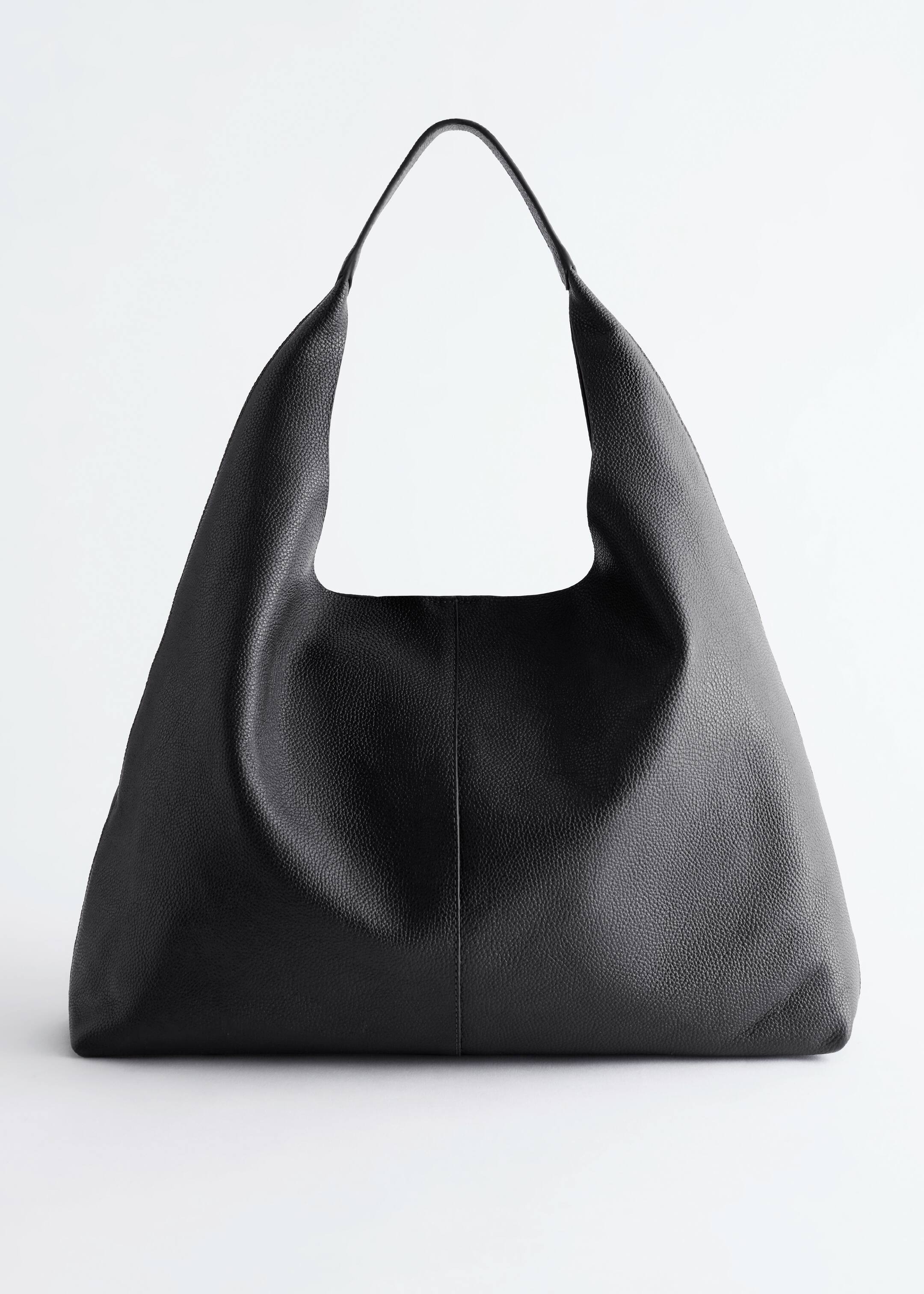 Ver imagem maior: Mala tote grande em pele - Preto - SENHORA | H&M PT 2