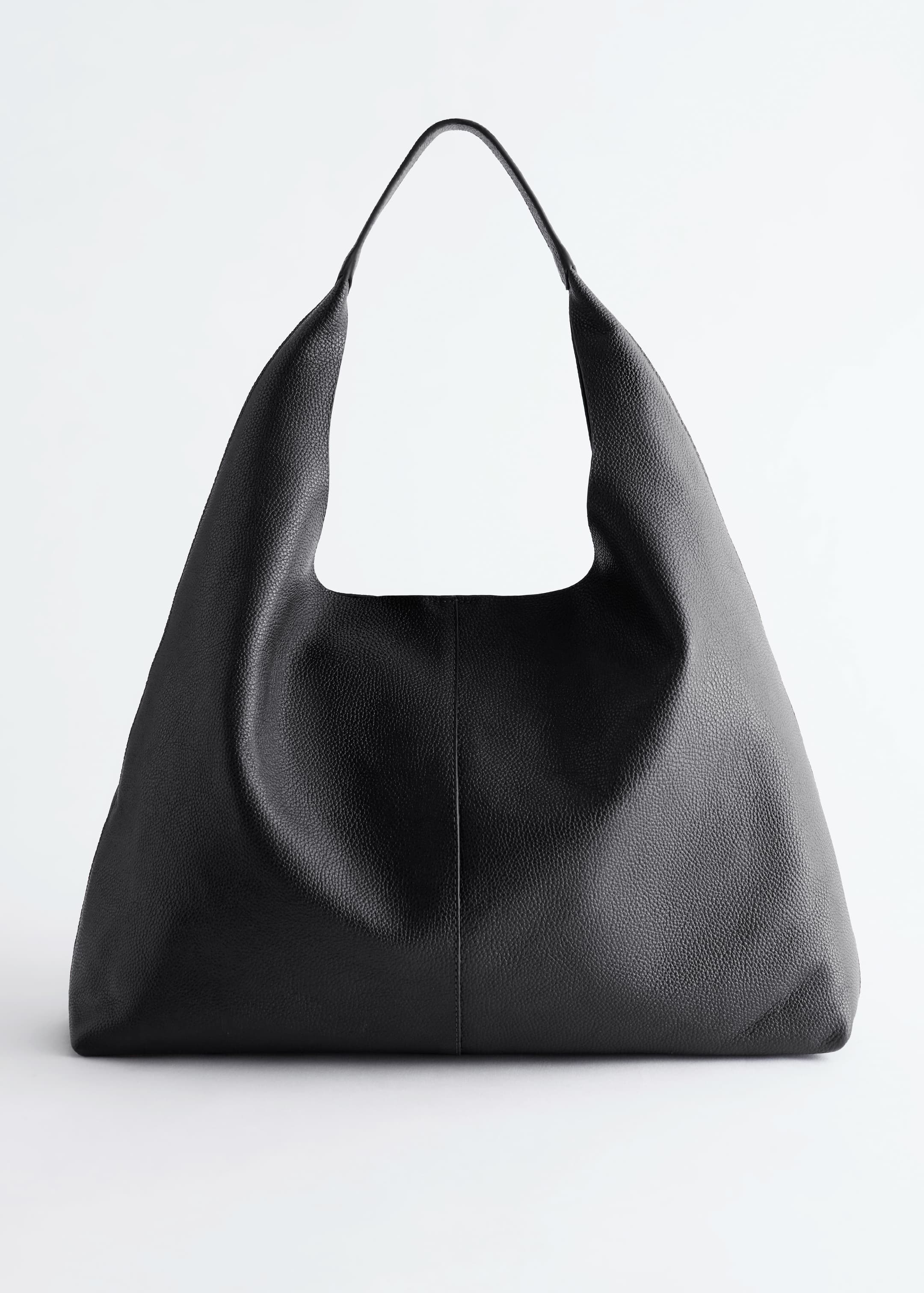 Grösseres Bild ansehen: Große Tragetasche aus Leder - Schwarz - DAMEN | H&M CH 2