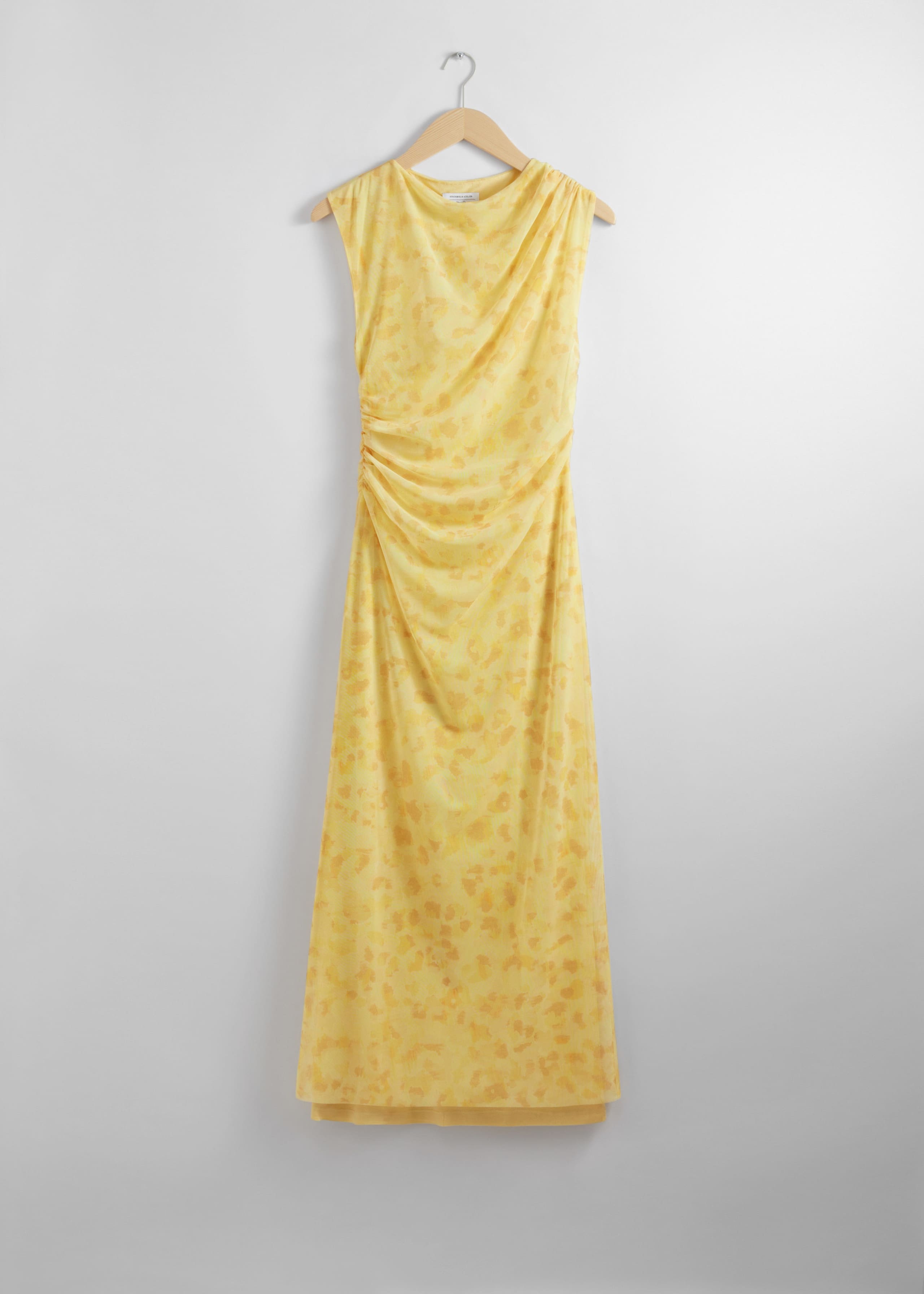 Draped Sleeveless Midi Dress - Dark blue - Still Life