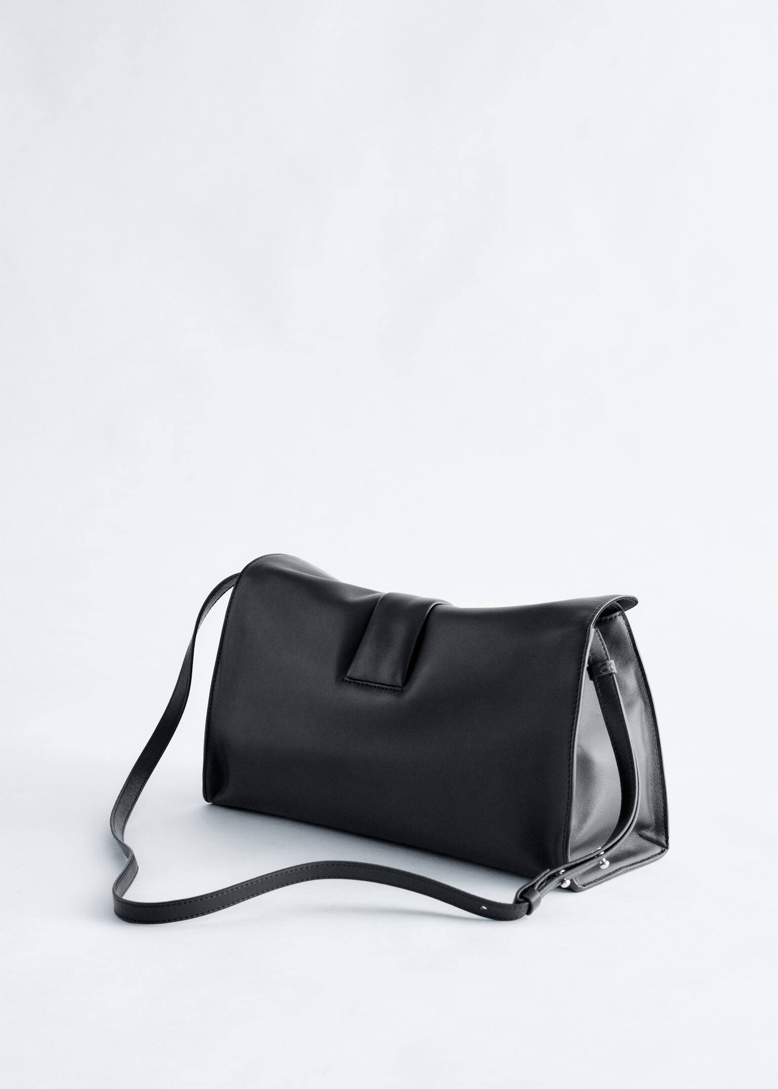 Clutch aus weichem Leder - Schwarz/Taupe/Beige/Schlangenmuster/Dunkelbraun/Schlangenhaut - 6