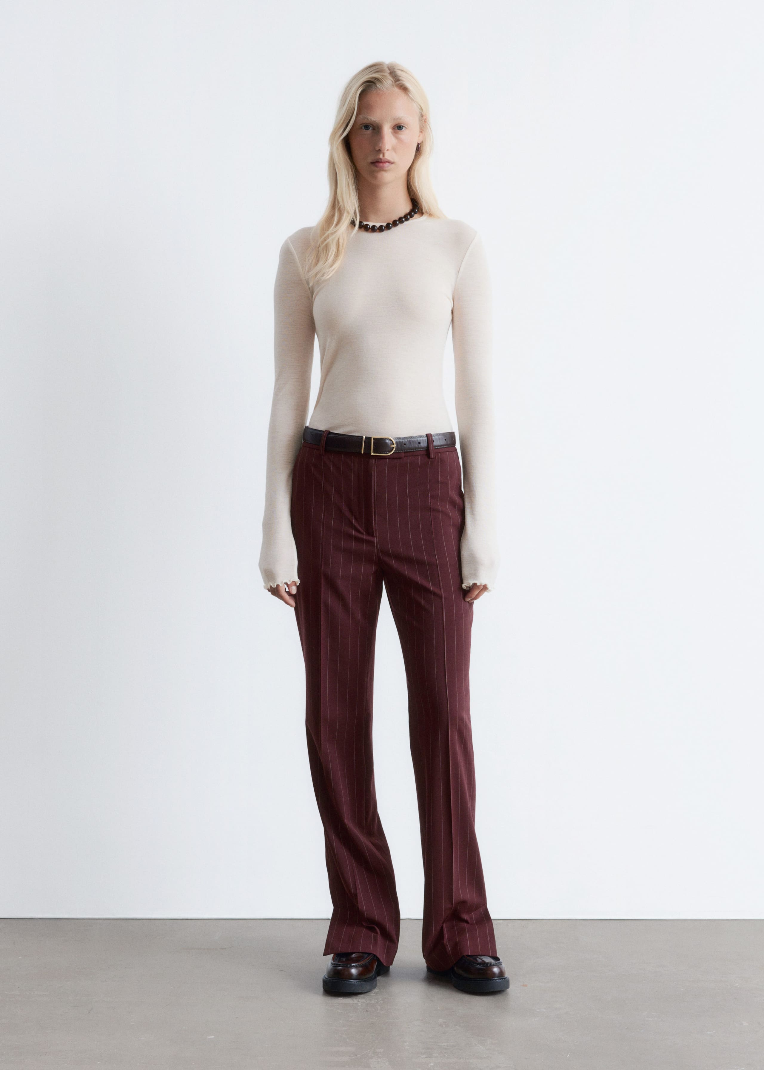 Image of Long-Sleeve Wool Top