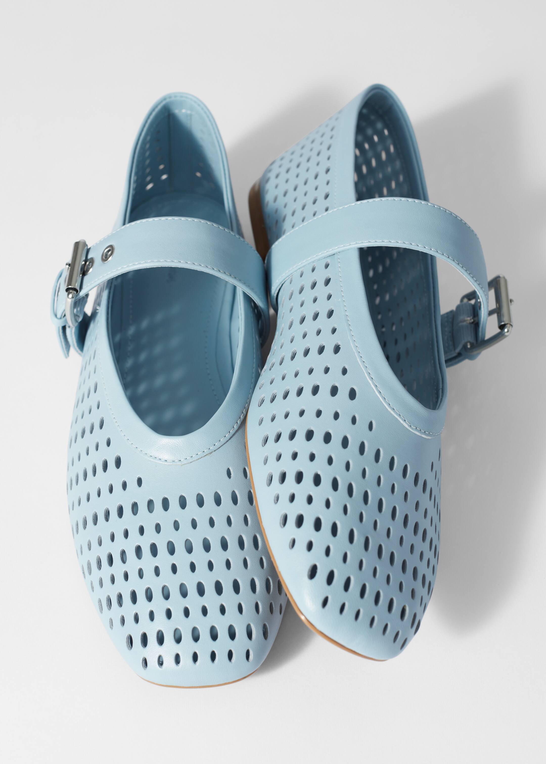 View larger image: Mary-Jane Ballet Flats - Baby blue - Ladies | H&M GB 4