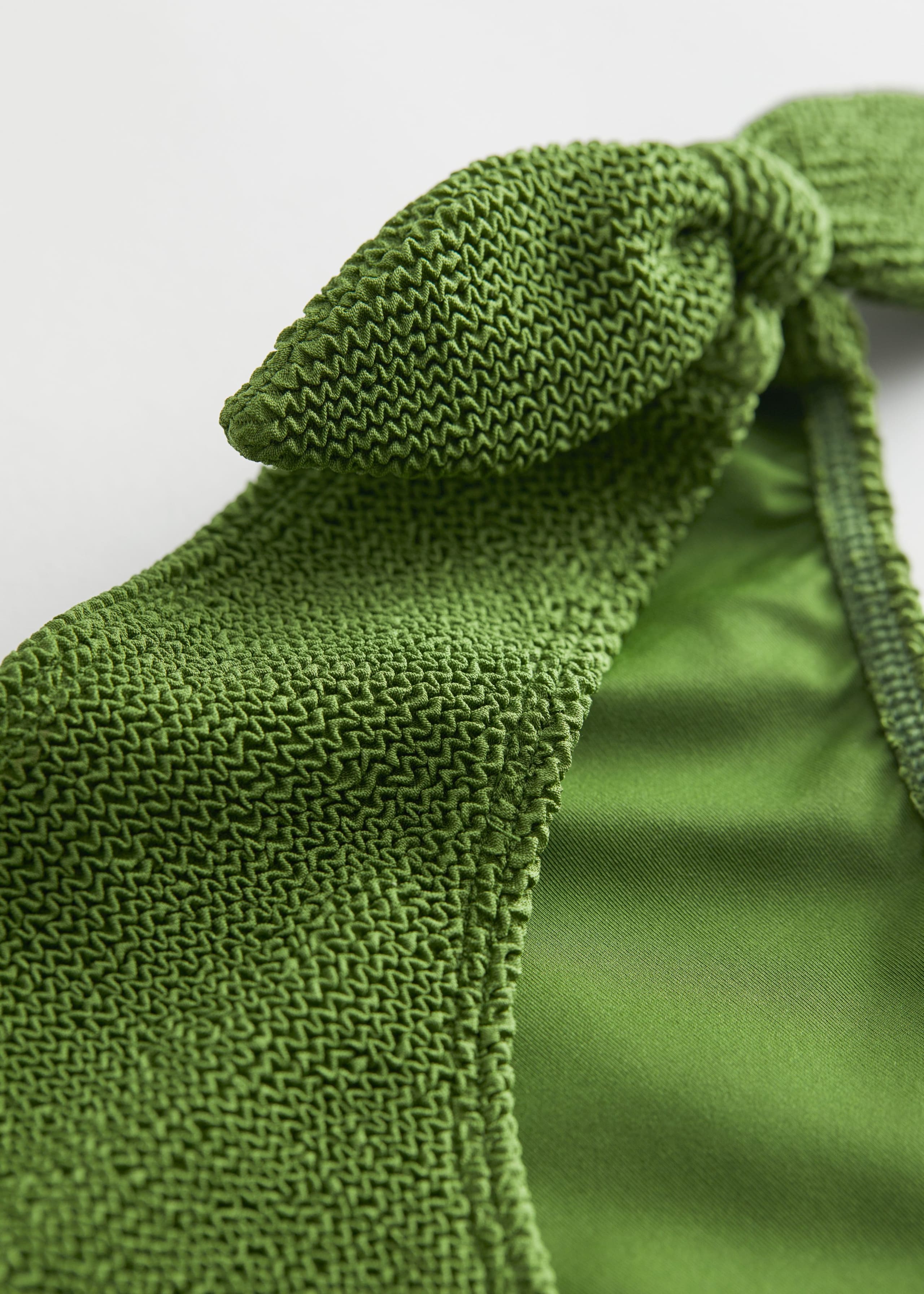 Tie Crepe Bikini Briefs - {{variantName}} - Descriptive Detail