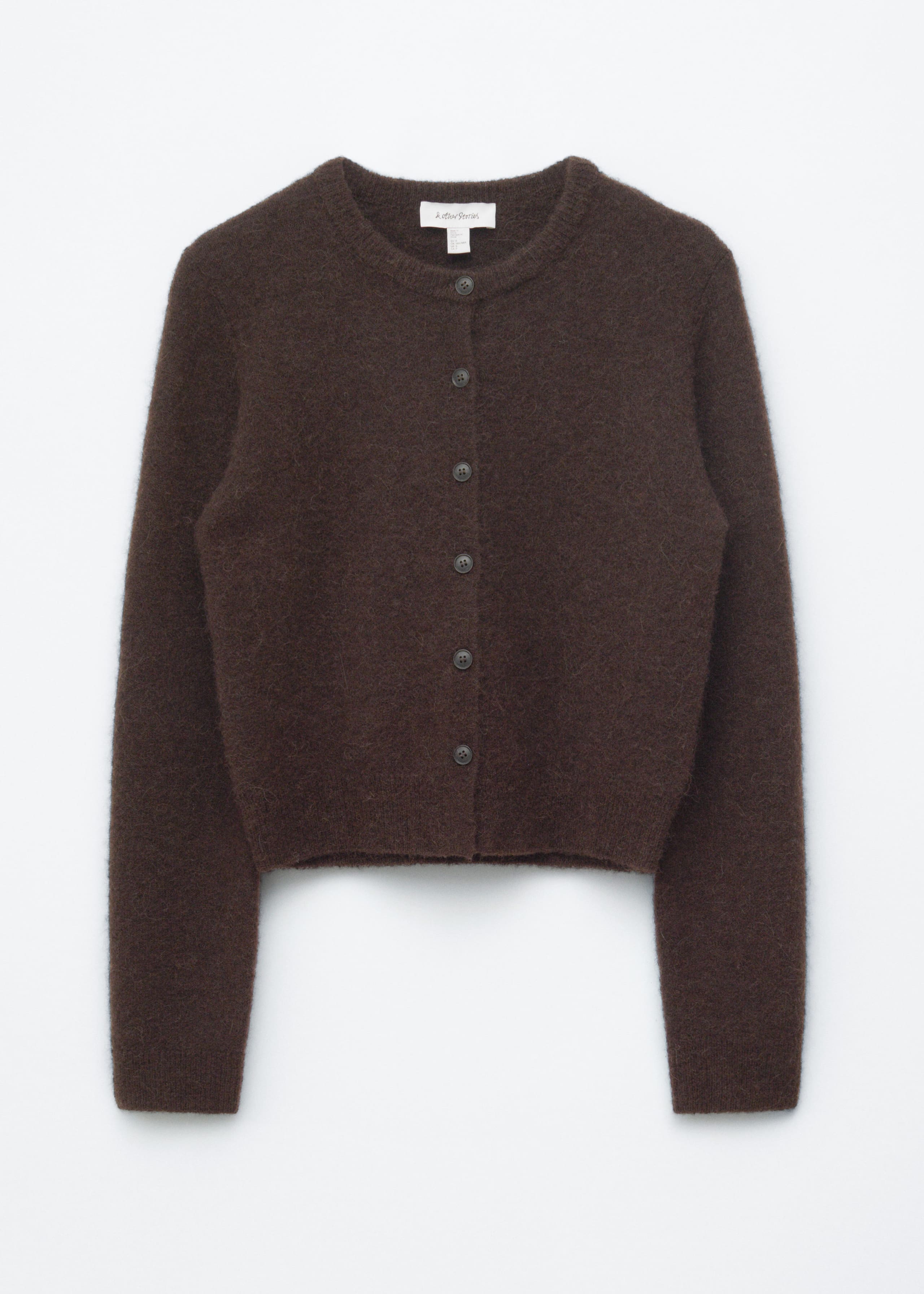 Image of Alpaca-Blend Cardigan