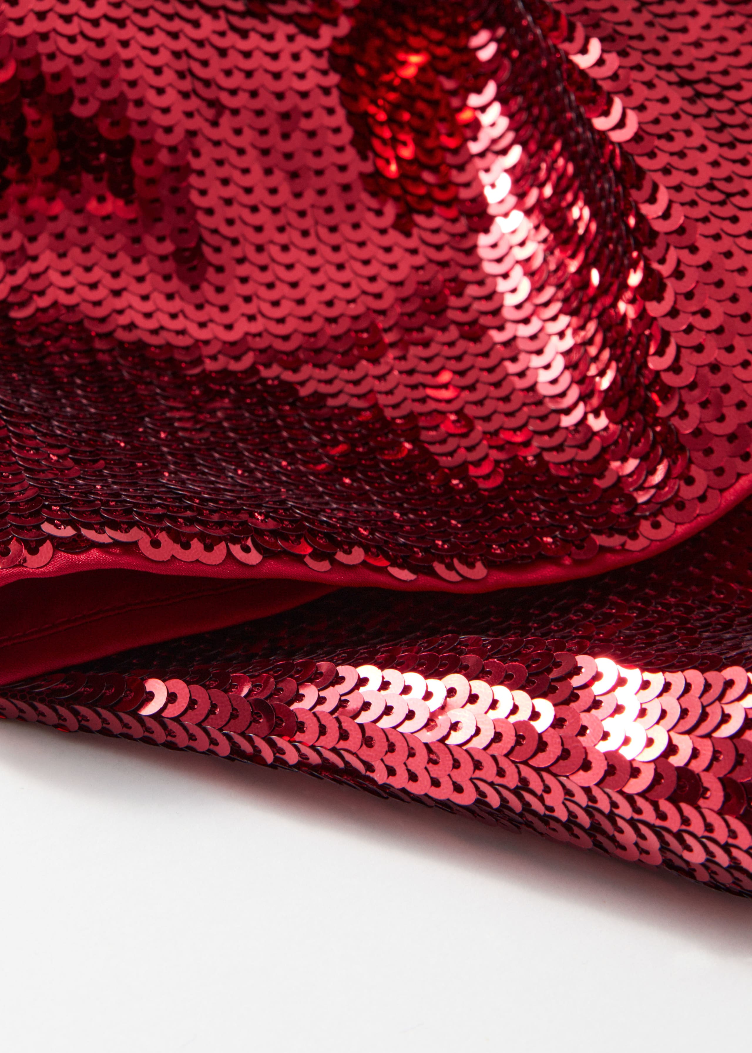 Sequined Mini Shift Dress - {{variantName}} - Descriptive Detail