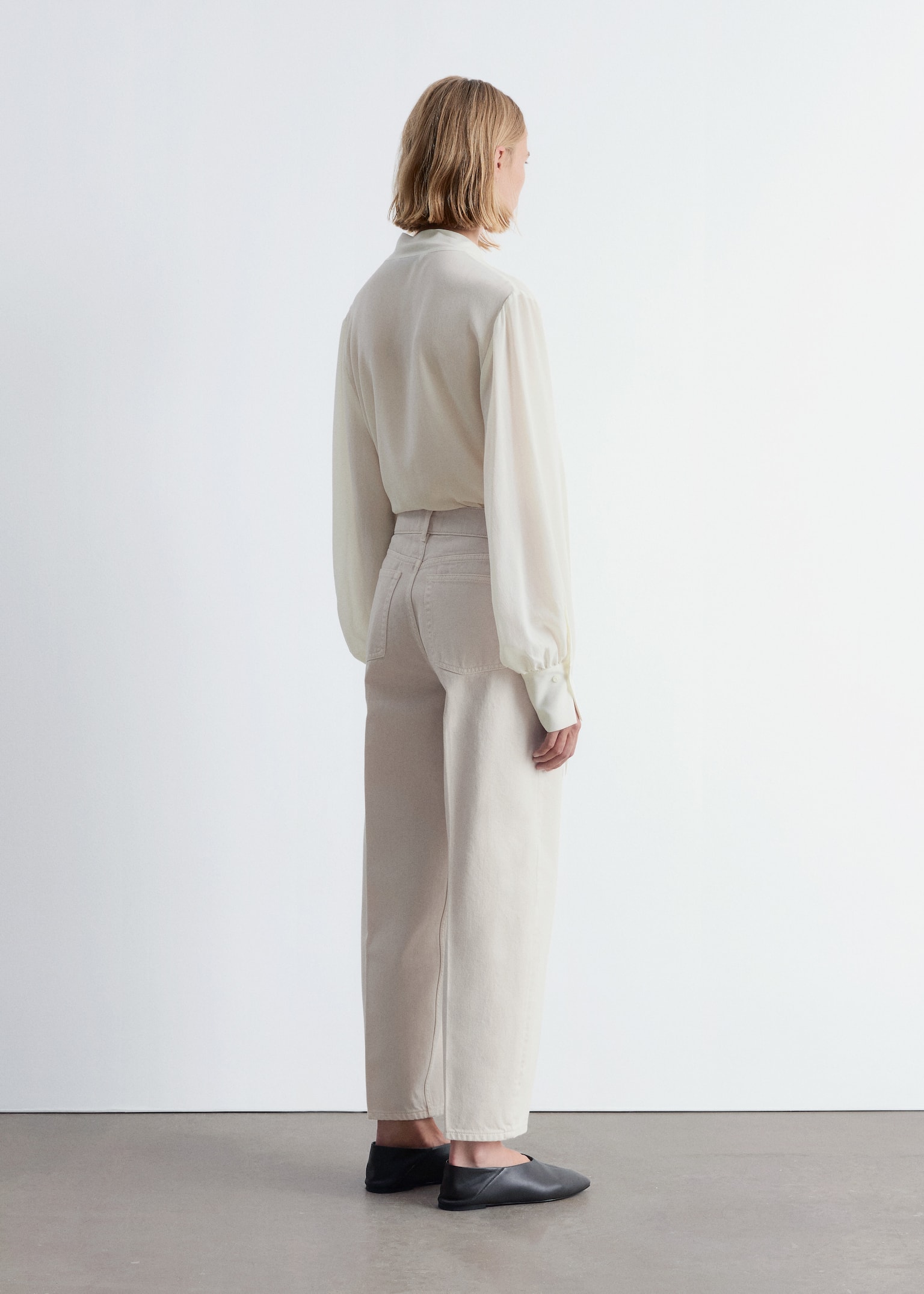 Tapered Jeans - Cream White/Medium blue/Black/Light Blue/Beige - 3