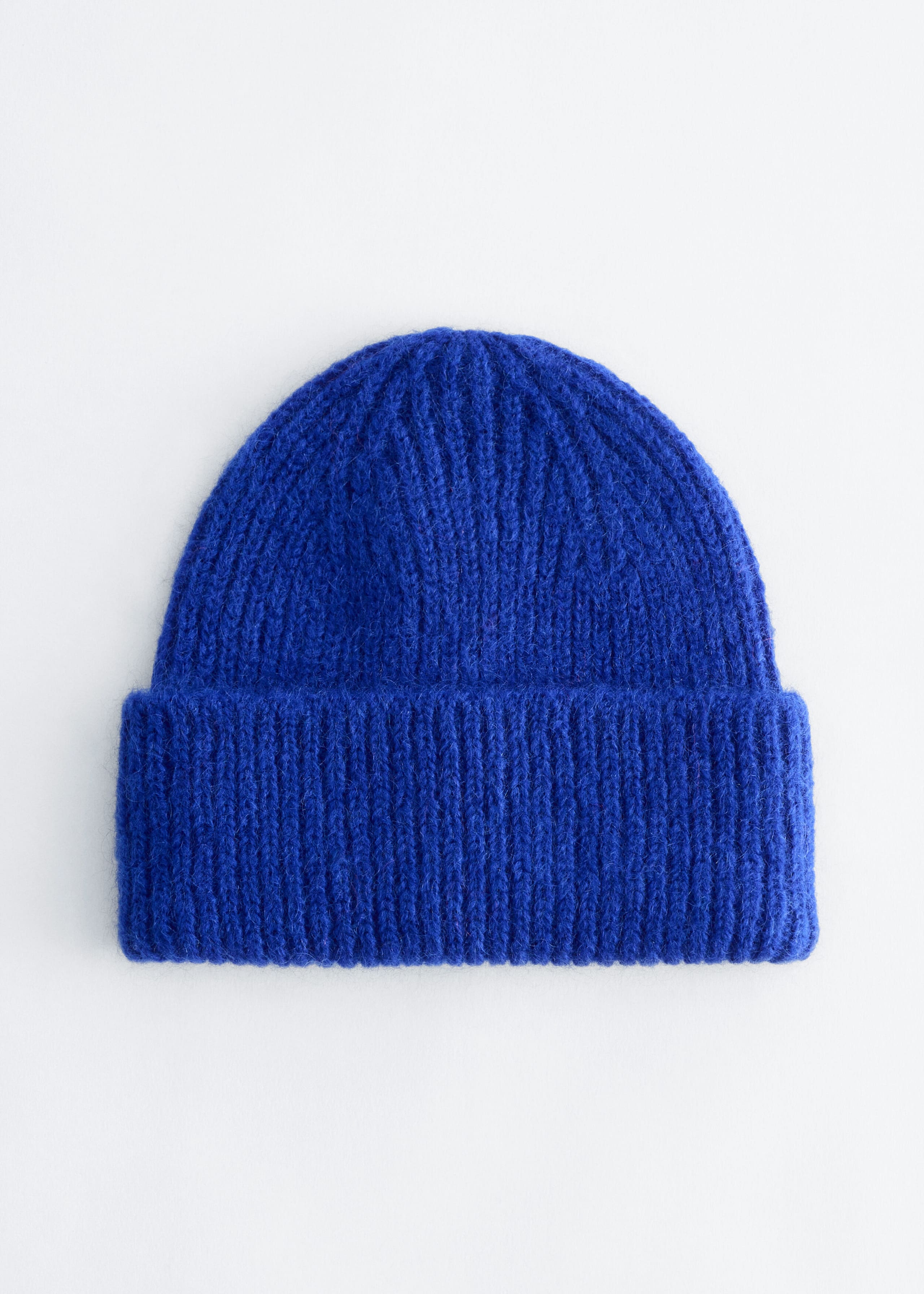 Wool Blend Beanie - Blue - Still Life