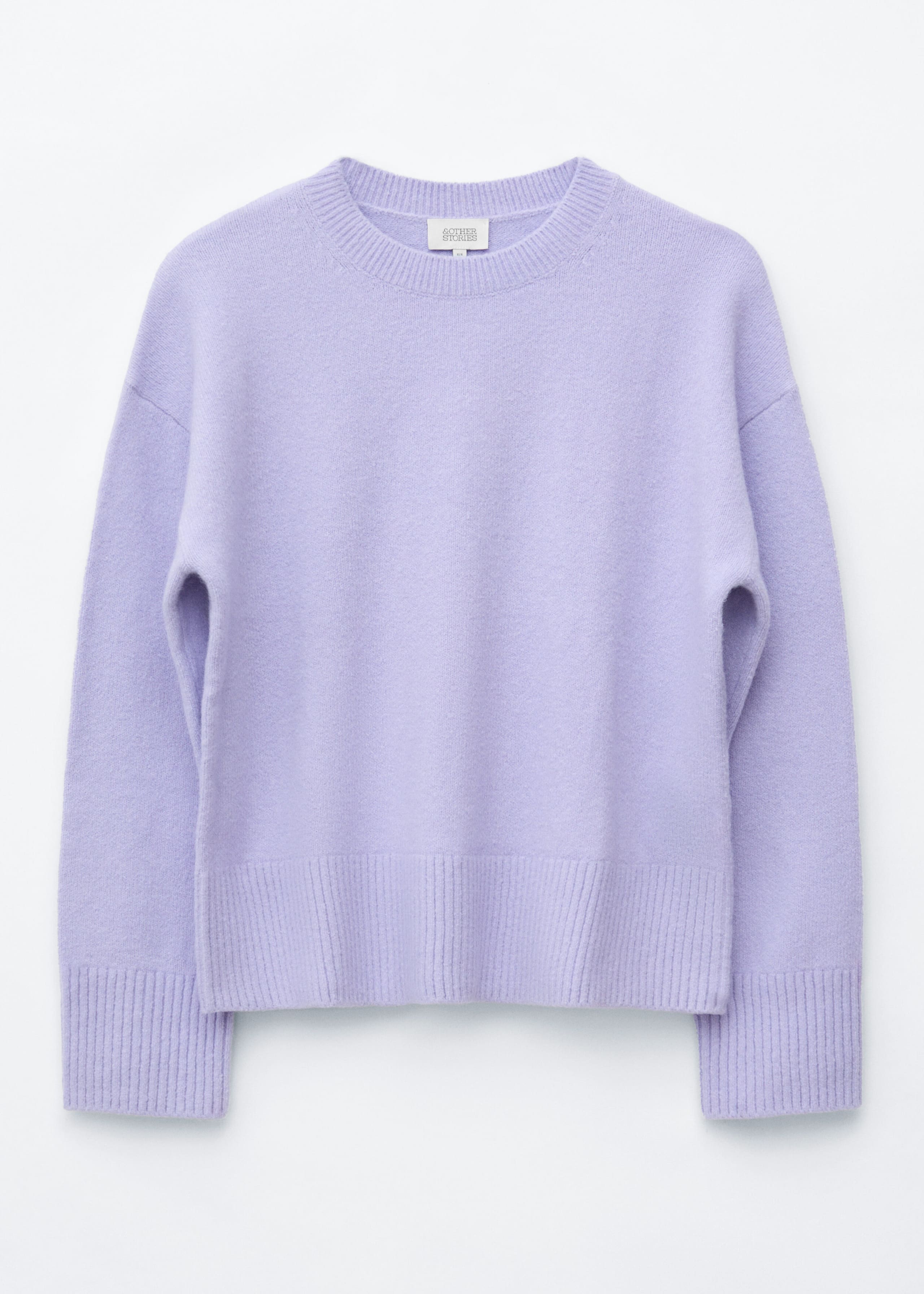 Relaxed Fit Knitted Sweater - Lilac - Still Life