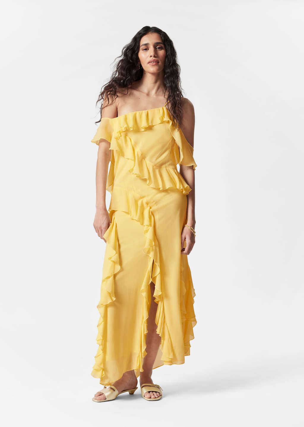 Image of Maxikleid mit Volants