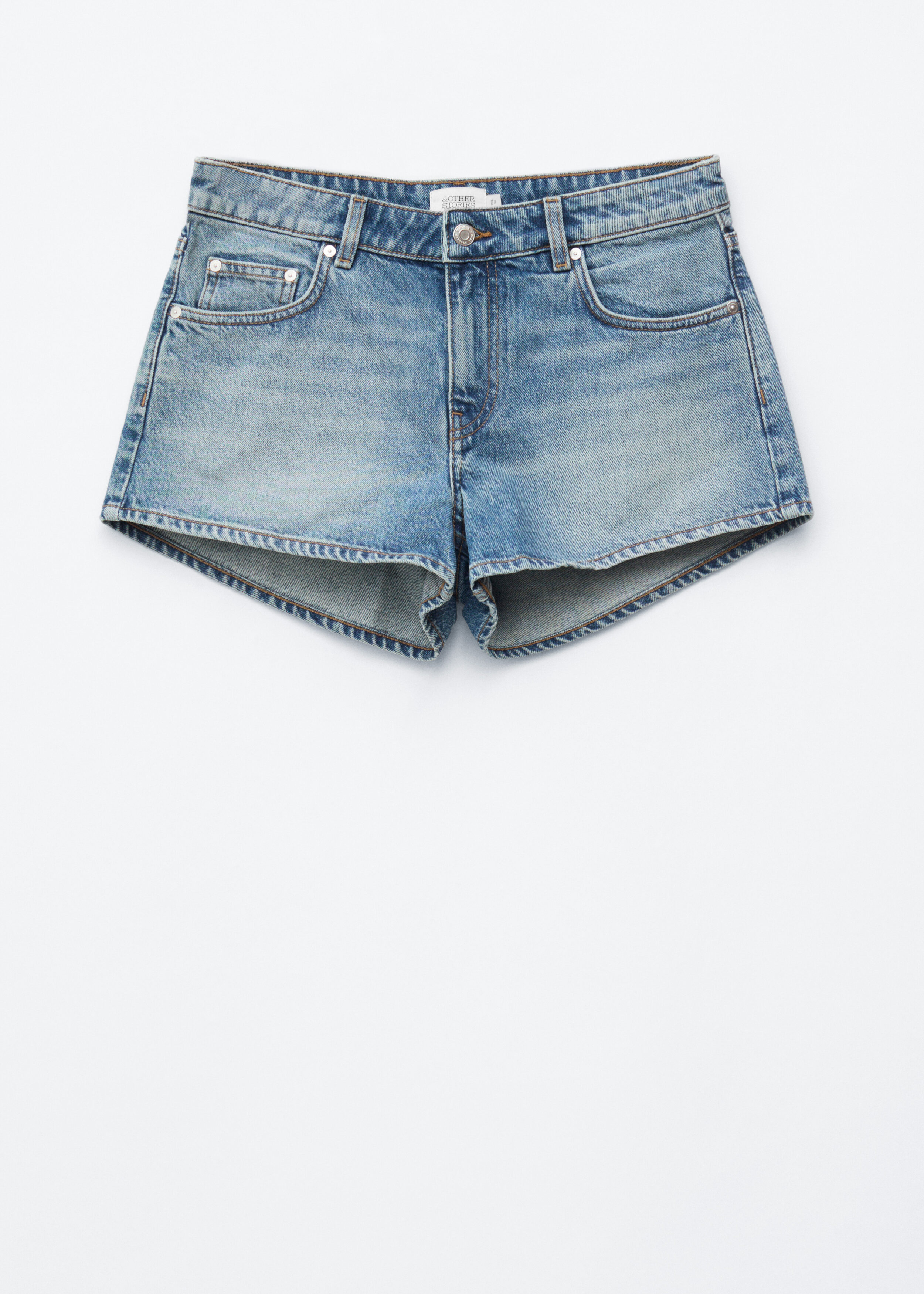 Wide-Leg Denim Shorts - Medium Blue - & Other Stories GB