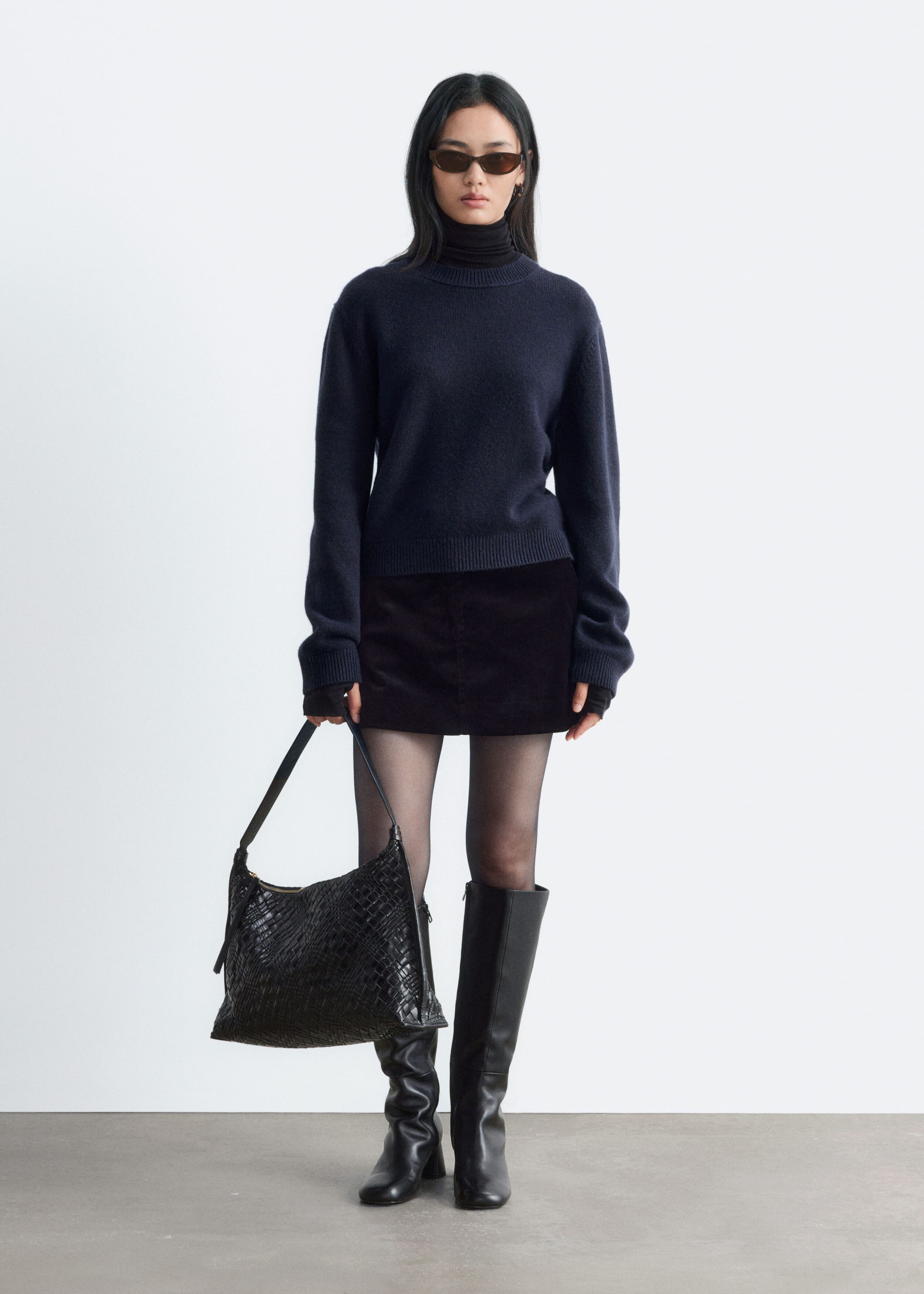 Cashmere-Blend Jumper - Red - Lookbook
