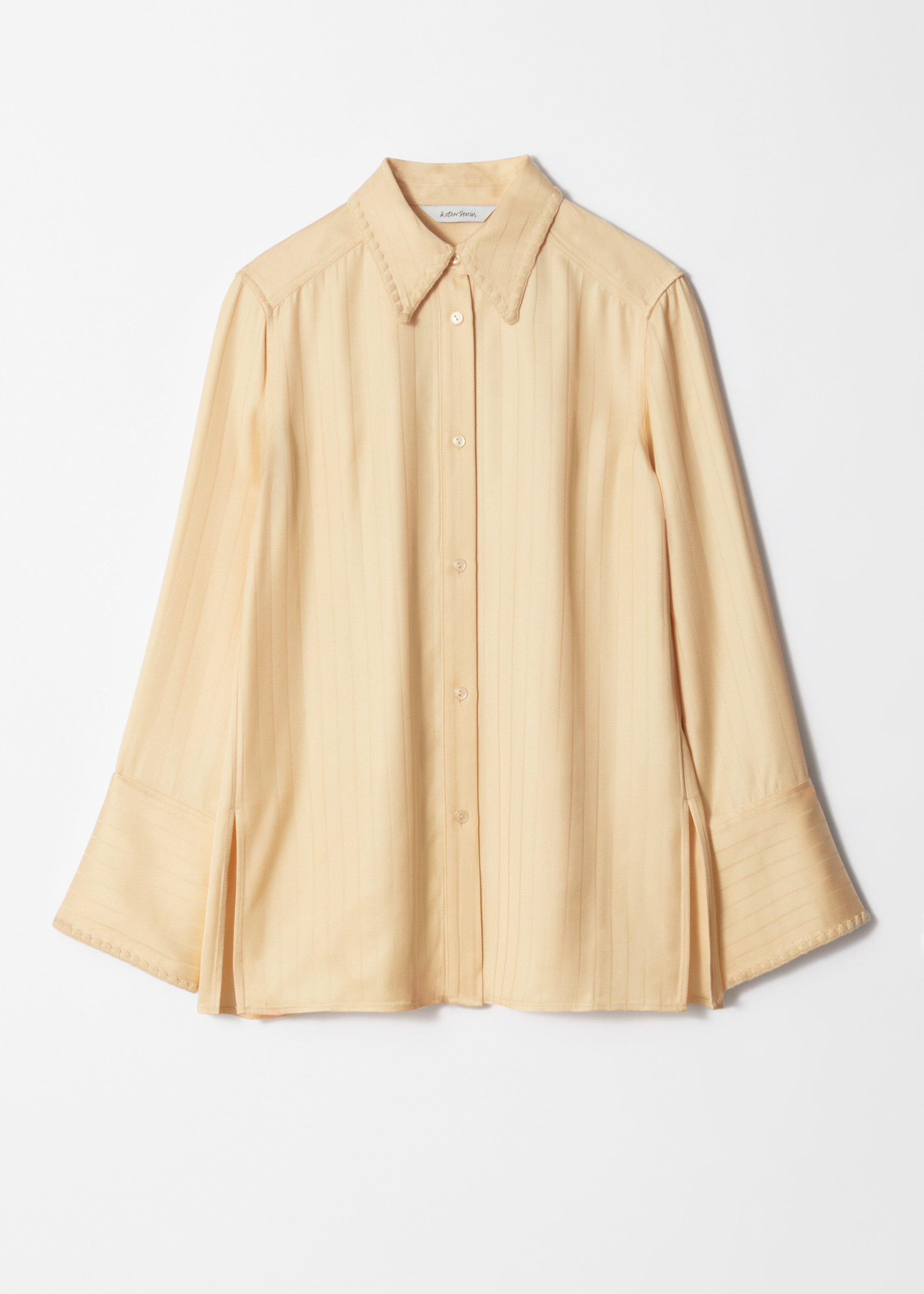 Jacquard Shirt - Light Yellow - Shirts - & Other Stories US