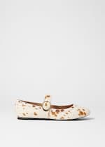 Cream Cow Print