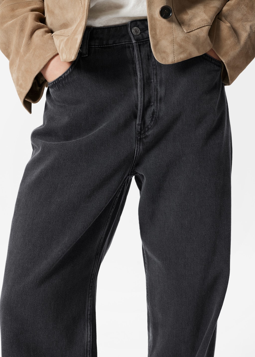 Image of Relaxed Tapered Jeans